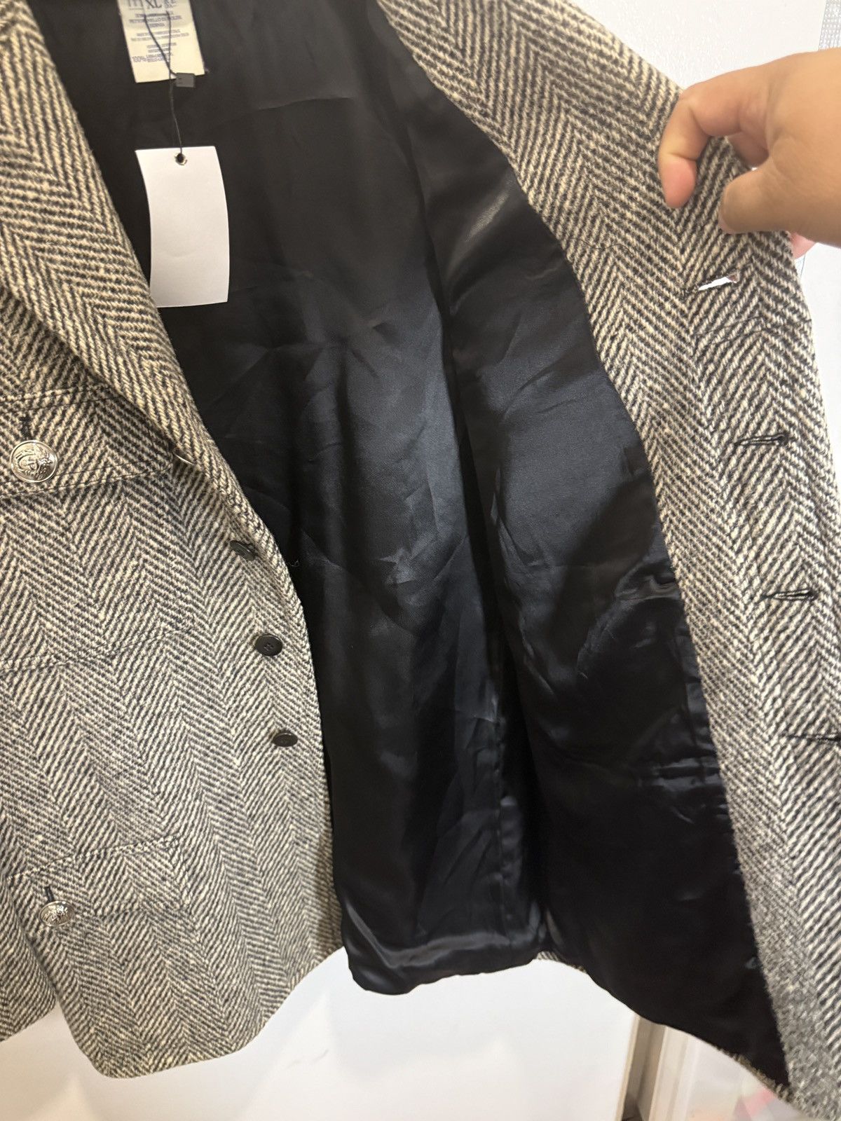 Versace Jeans Couture 90’s Tweed Coat Size US XL / EU 56 / 4 - 11 Thumbnail