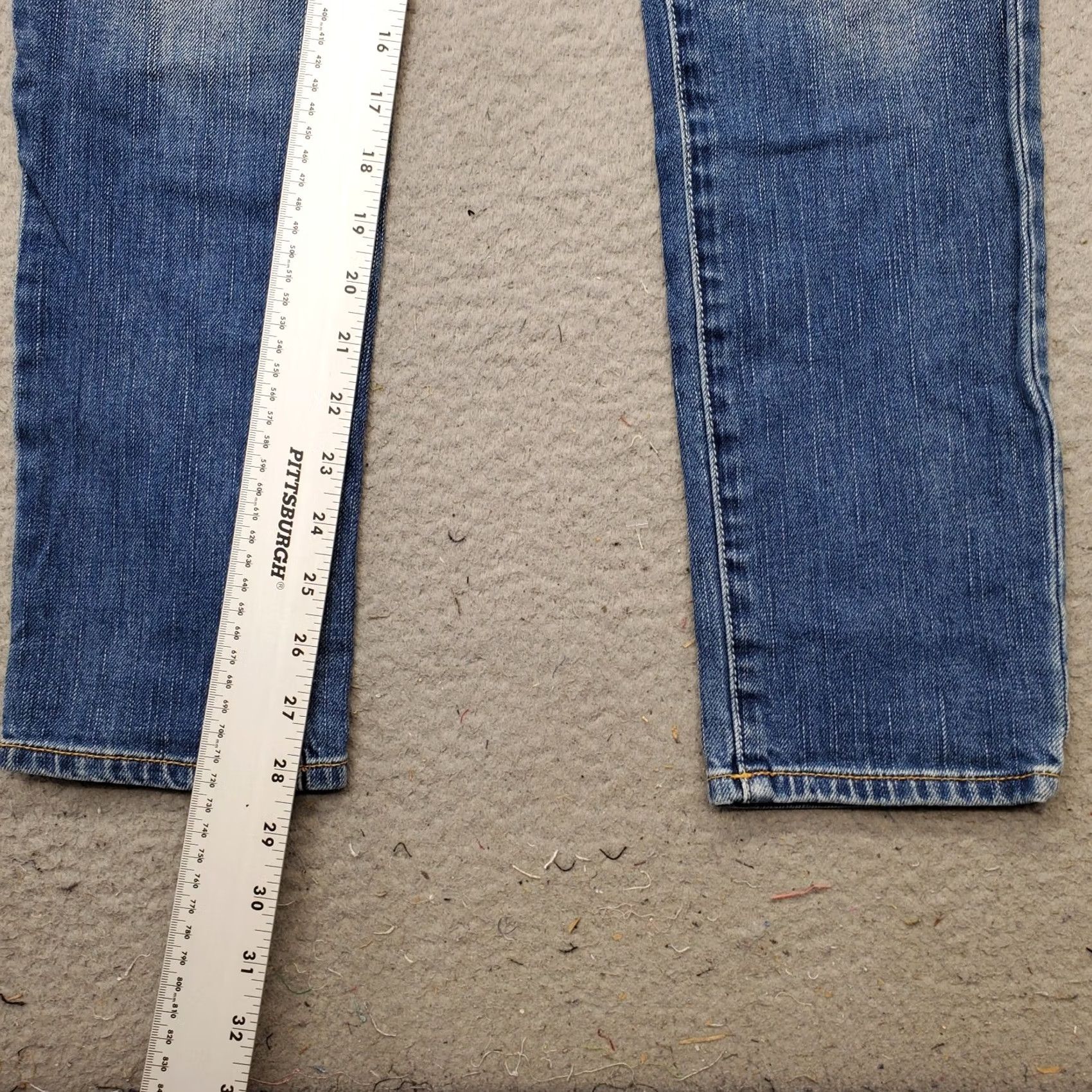 American Eagle Outfitters American Eagle Outfitters Skinny Jeans Womens Size 2 Blue Denim Stretch Whiskered Pocketed 5-Pocket Design Jeans Womens 2 Blue Denim Stretch Size 26" / US 2 / IT 38 - 4 Thumbnail