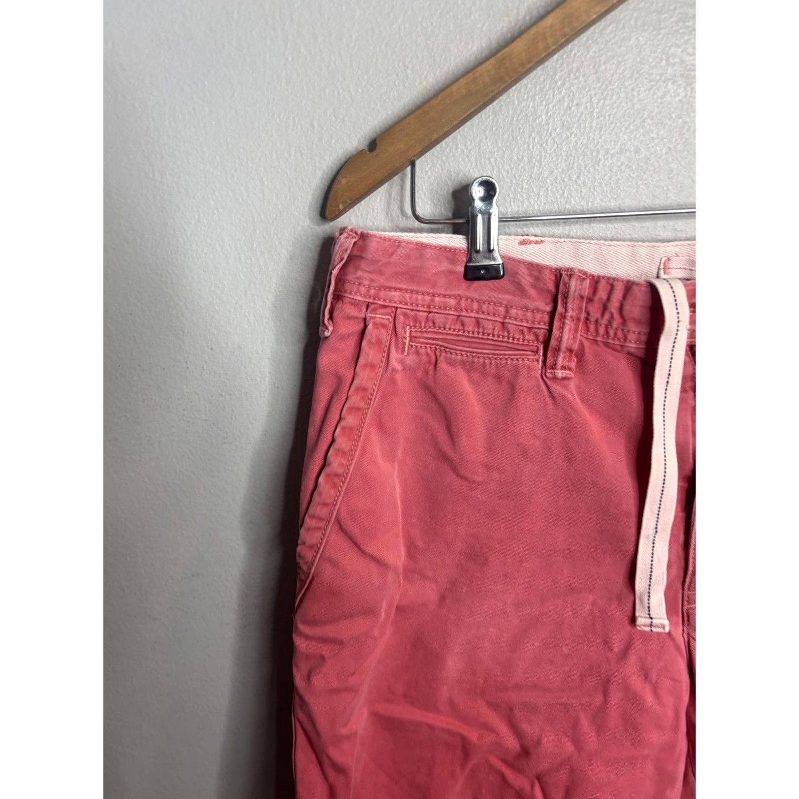 Polo Ralph Lauren Polo Ralph Lauren Shorts Mens 32 Pink Relaxed Fit Chino Cotton Drawstring Casual Size US XS / EU 42 / 0 - 2 Thumbnail