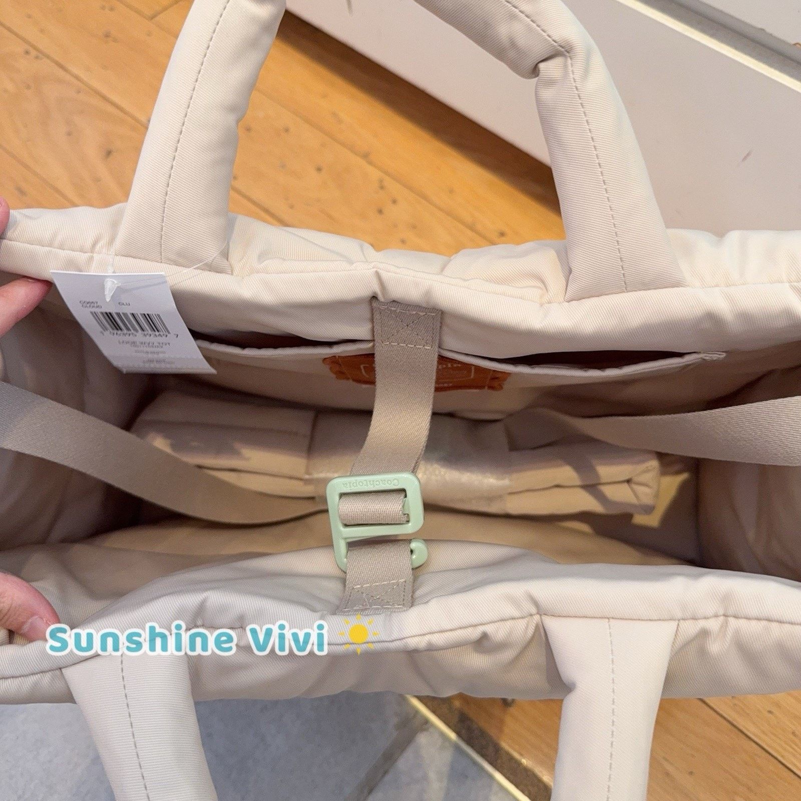Coach NWT Coach Large Tote Shopper Shoulder Bag CQ057 Cloud Size ONE SIZE - 3 Thumbnail