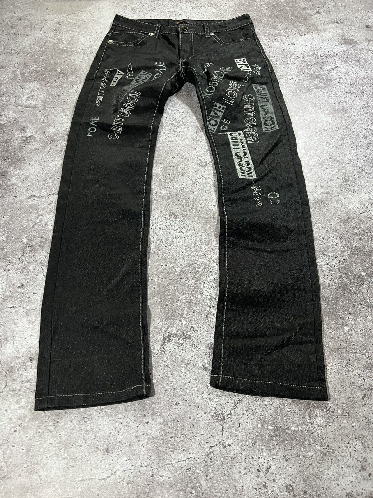 Japanese Brand Avant Garde Kosmo Lupo Jeans Japanese Style Size US 31 - 1 Thumbnail