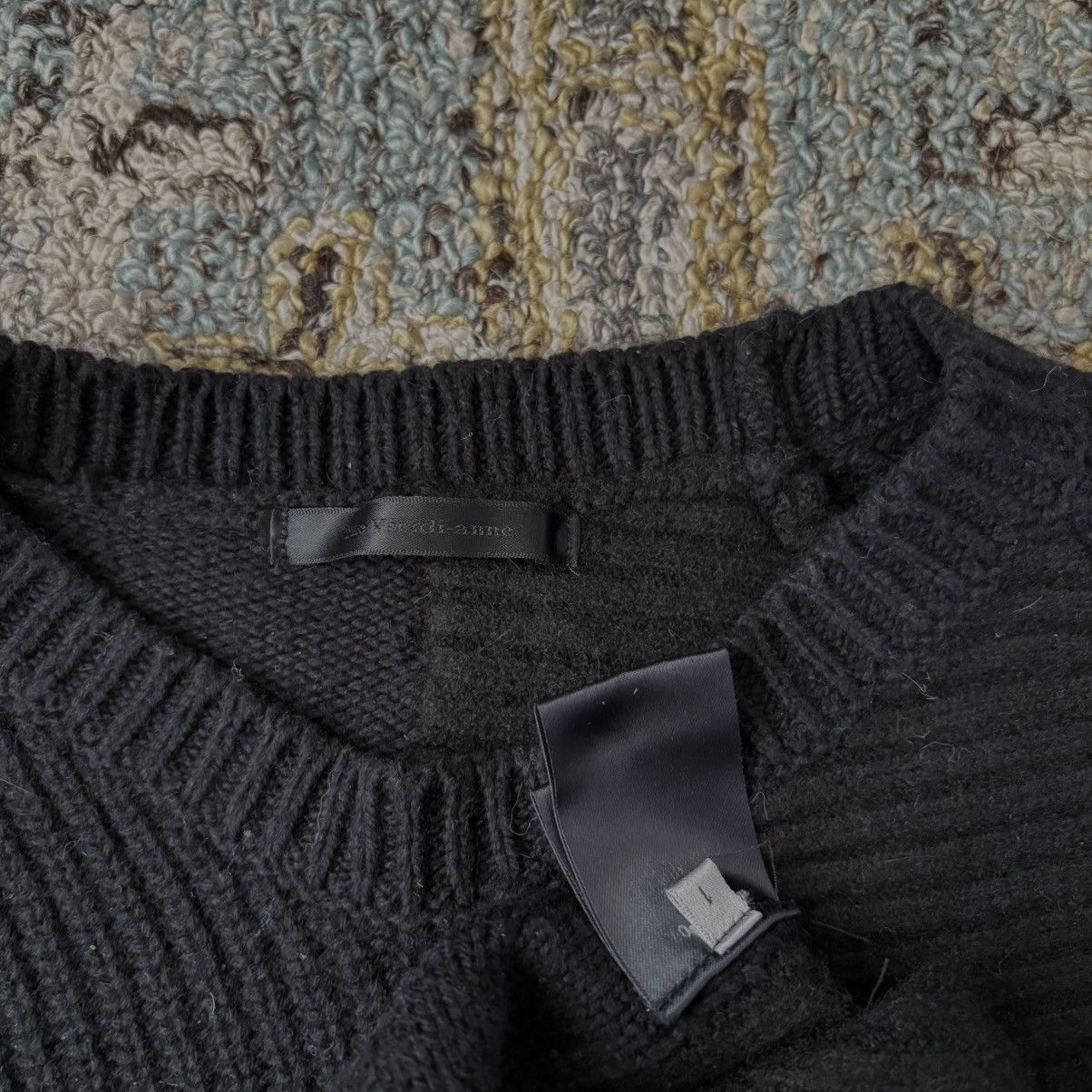 The Viridi-anne Patchwork Knit Sweater reconstructed wool cotton cashmere Size US S / EU 44-46 / 1 - 4 Thumbnail