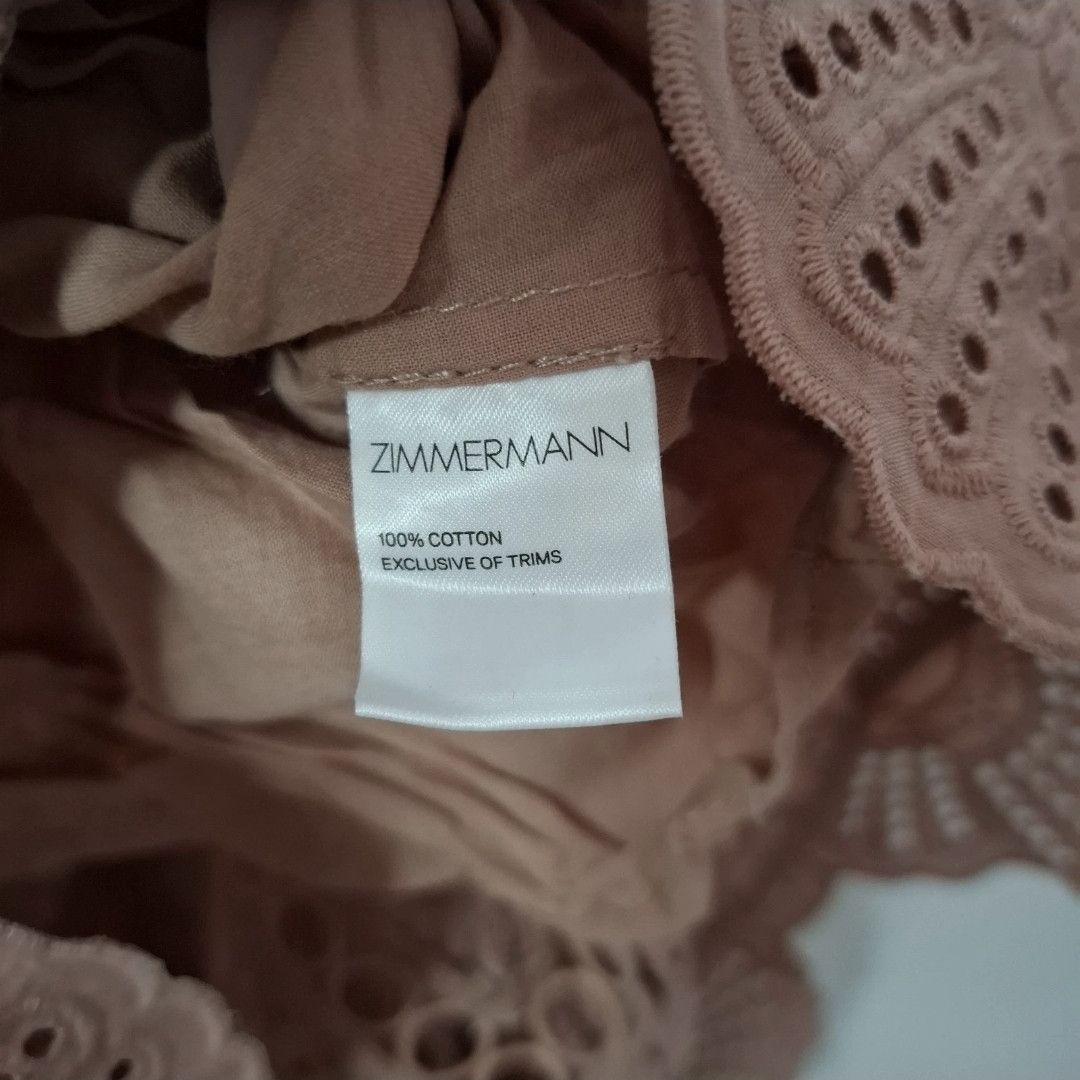 Zimmermann ZIMMERMANN Japser Asymmetric Broderie Anglaise Mini Skirt Size 24" / US 00 / IT 34 - 7 Thumbnail