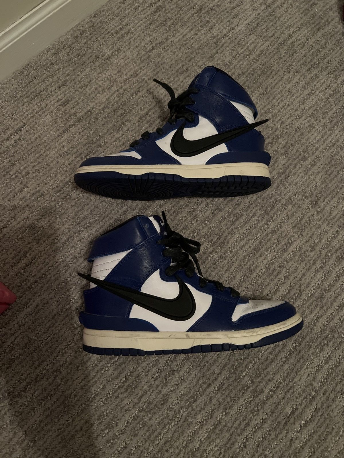 Ambush Design × Nike Nike Dunk High AMBUSH DEEP ROYAL Size US 5 / EU 37 - 1 Thumbnail