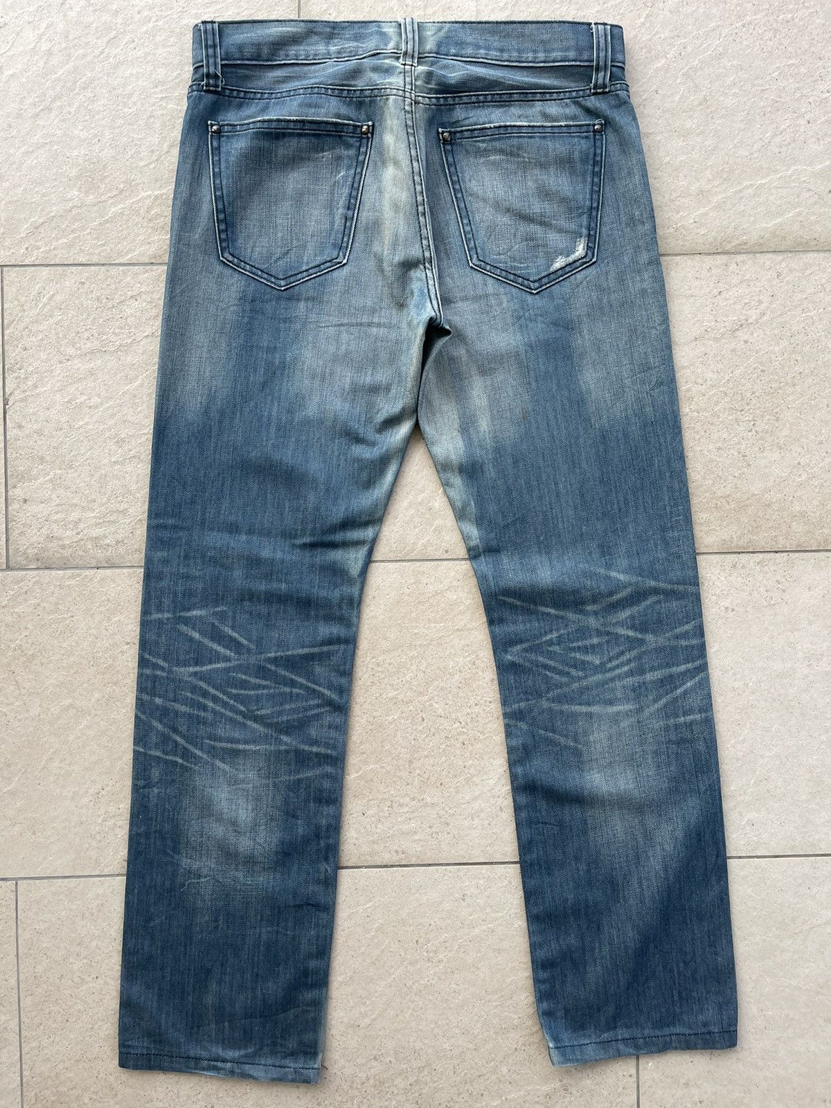Japanese Brand 🔥Japanese Brands Uniqlo Distressed Denim W33🔥 Size US 33 - 4 Thumbnail
