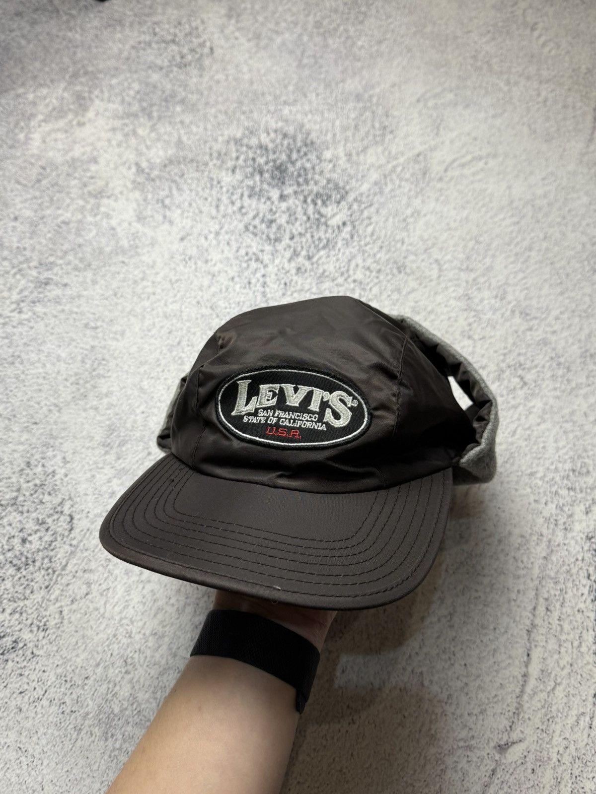 Levi's Vintage Levi's Made in USA Ushanka Cap Y2K Hype American Size ONE SIZE - 1 Thumbnail