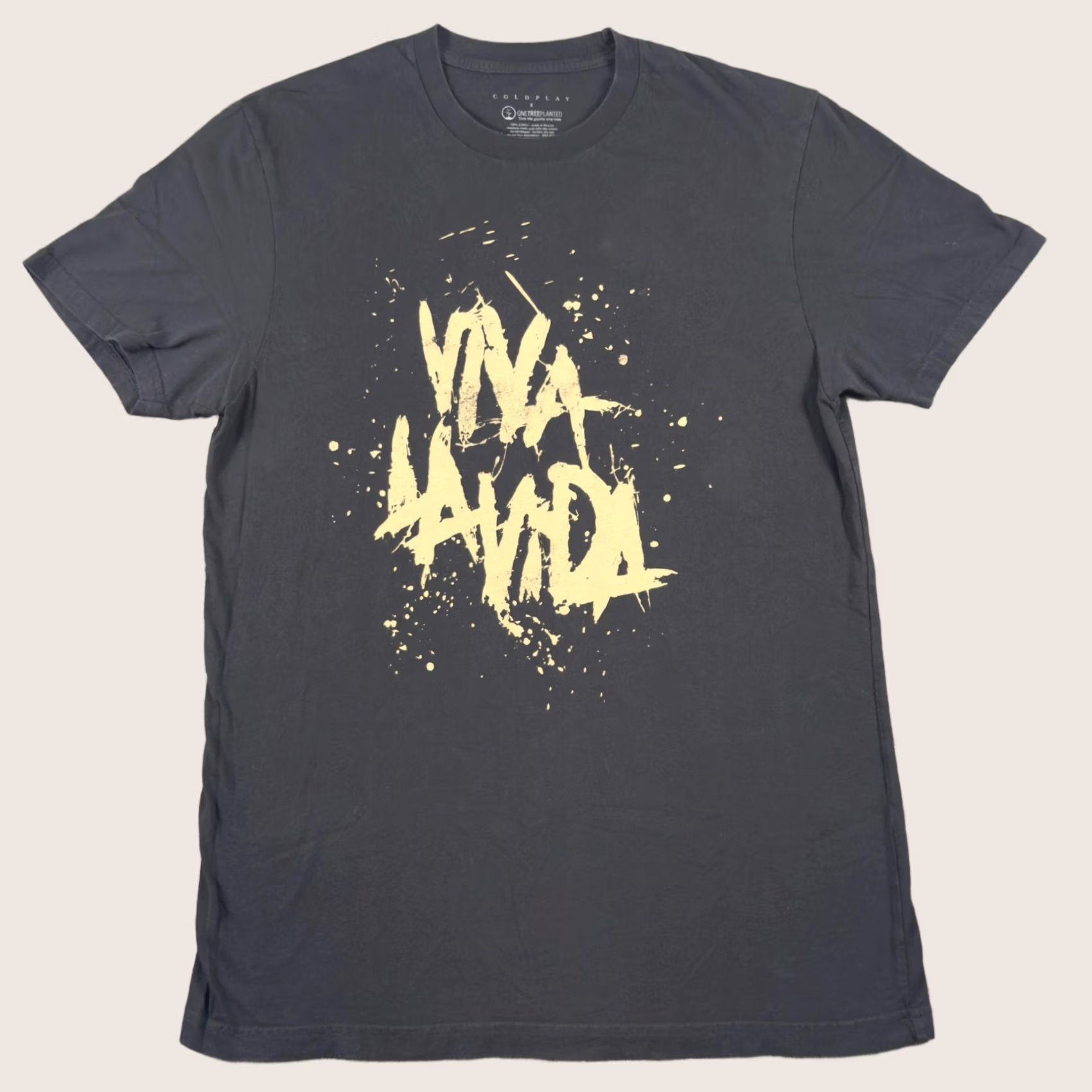 Vintage Coldplay Shirt Mens Large Black Viva La Vida Album Tracklist Band Tee T-Shirt Size US L / EU 52-54 / 3 - 1 Thumbnail