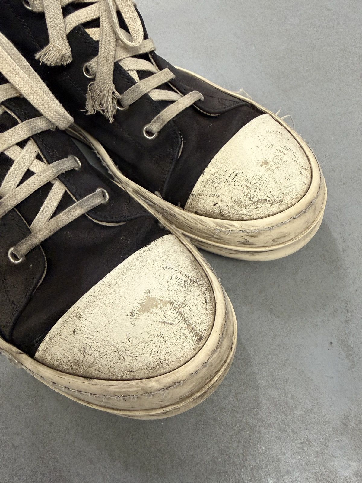 Rick Owens Drkshdw Rick Owens Drkshdw Ramones High Sneakers Size US 9 / EU 42 - 3 Thumbnail