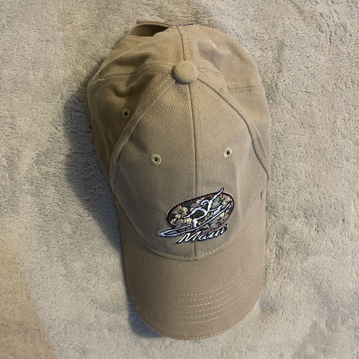 Other Maui Hawaii Hat Men One Size Beige Baseball Cap Embroidered Size ONE SIZE - 6 Thumbnail