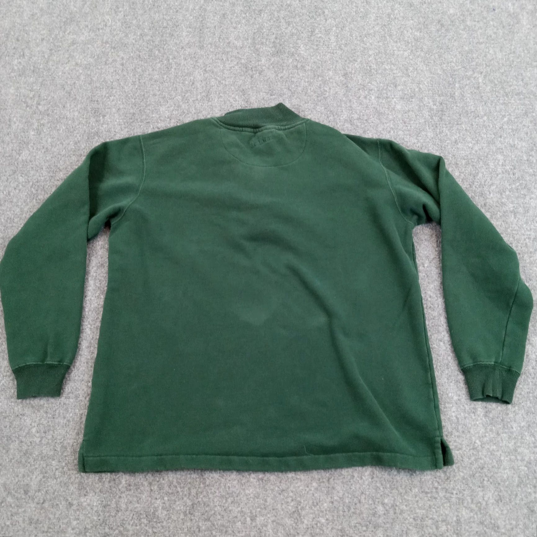 Vintage Woolrich Sweater Mens Large Green 1/4 Zip Mock Neck Long Sleeve Pullover Size US L / EU 52-54 / 3 - 7 Thumbnail