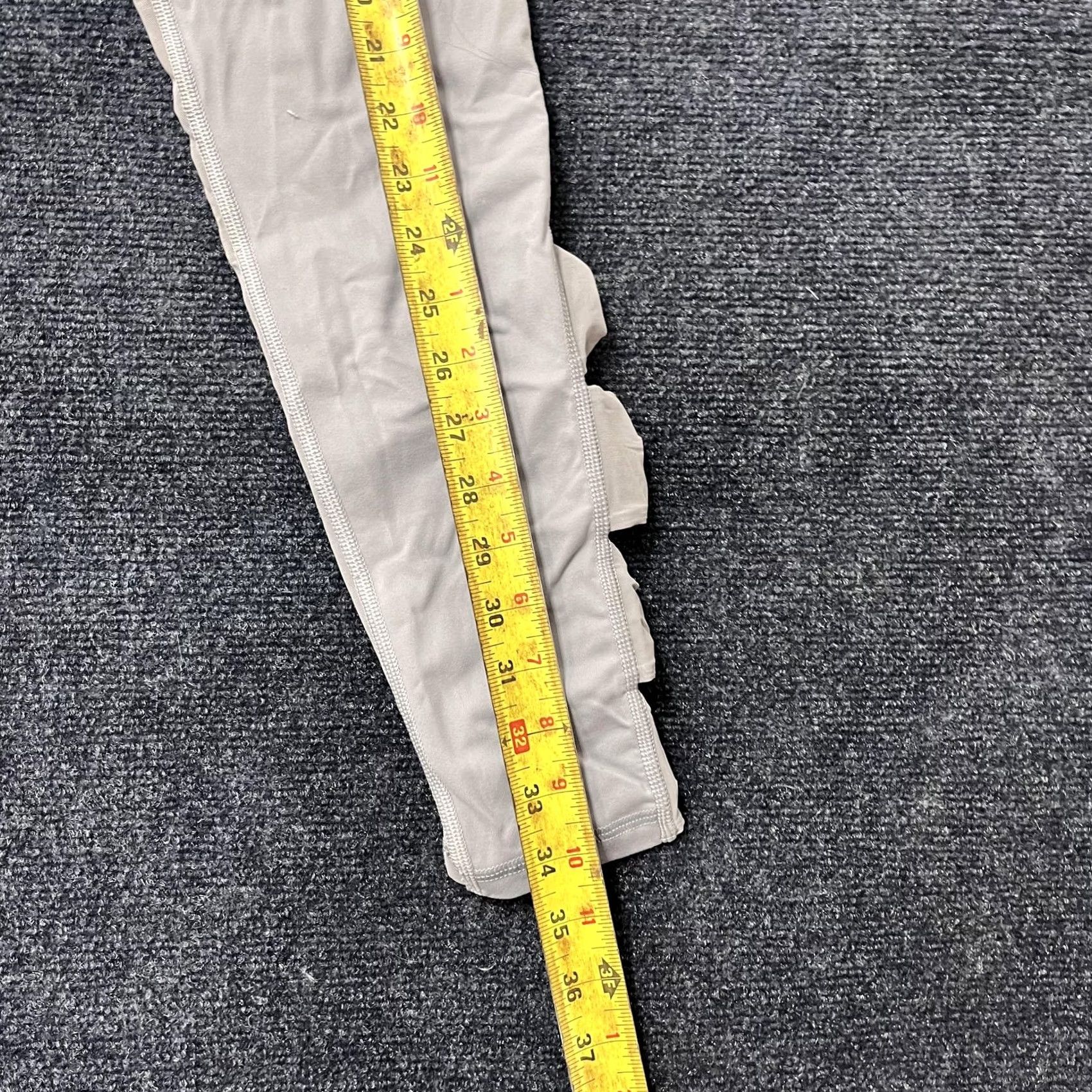Vintage VINTAGE Victoria Sport Knockout Leggings Womens L Gray Ankle Side Bows Yoga Gym Size 36" / US 14 / IT 50 - 7 Thumbnail