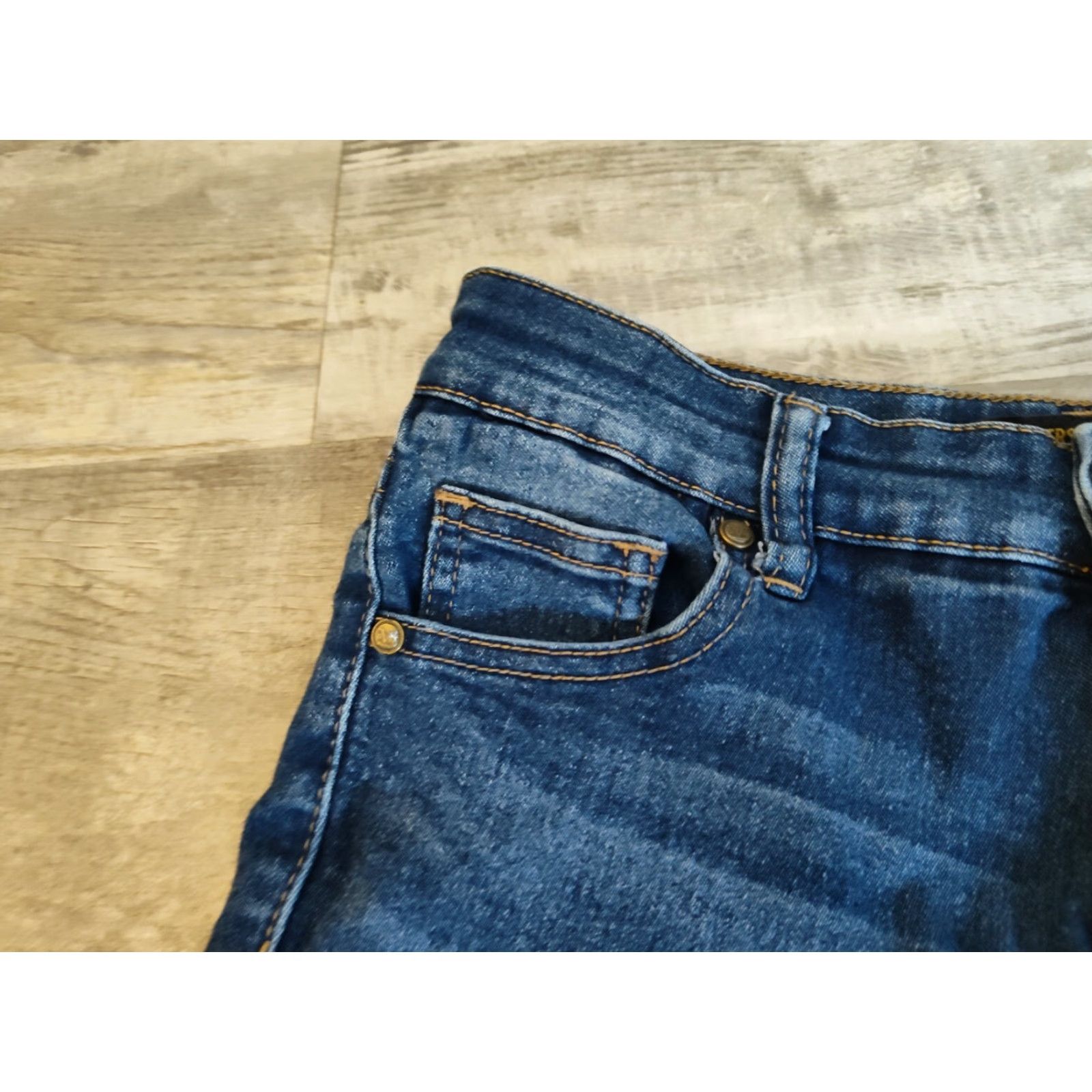 Versace Versace V1969 Italia Abbigliamento Sportivo SRL Jeans Womens 28 Blue Denim Slim Skinny Stretch Zipper Logo 31 In Inseam Vintage No Mens Womens Size 28" / US 6 / IT 42 - 7 Thumbnail