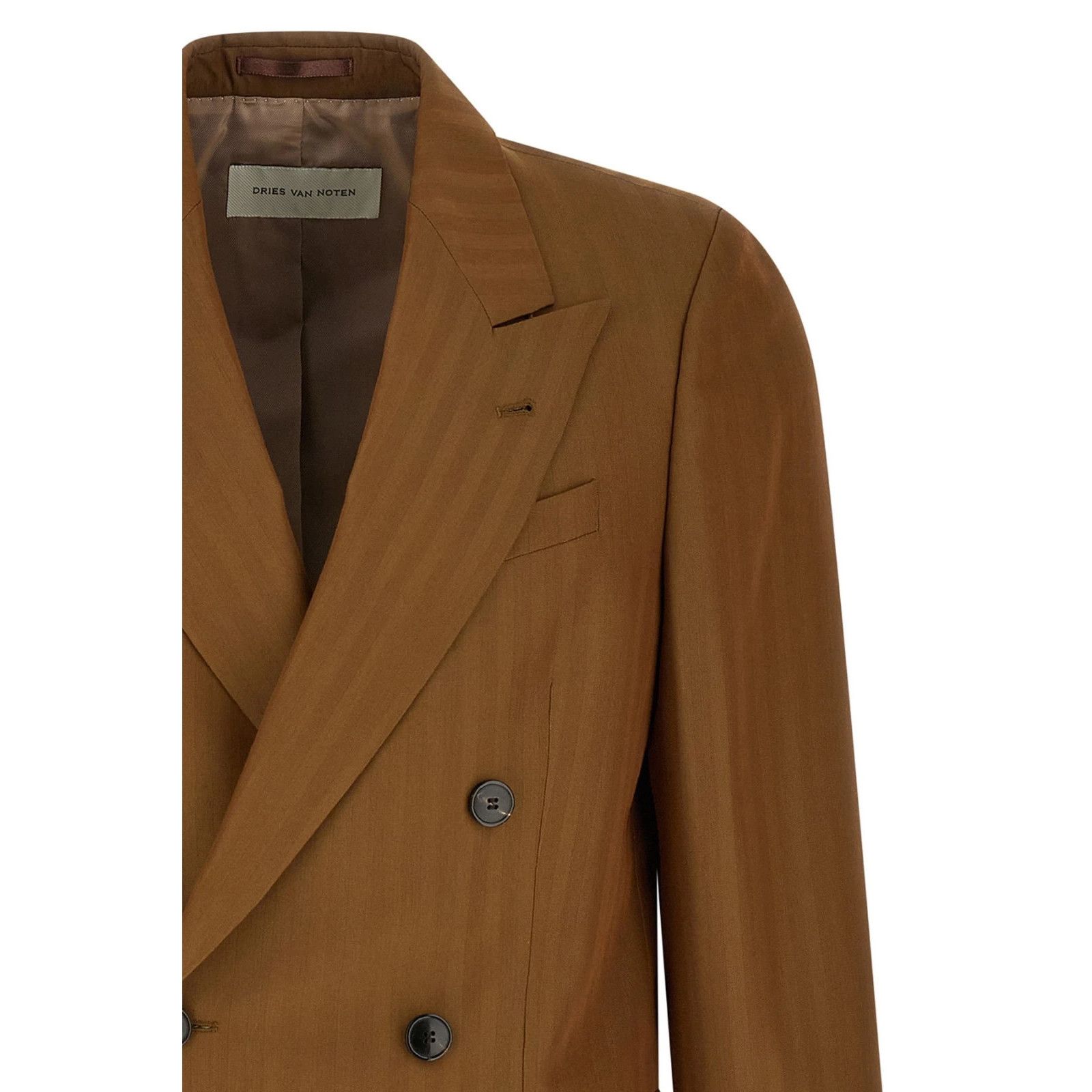 Dries Van Noten DRIES VAN NOTEN Barry Brown Wool Blazer New & Authentic (Men Size US L / EU 52-54 / 3 - 3 Thumbnail