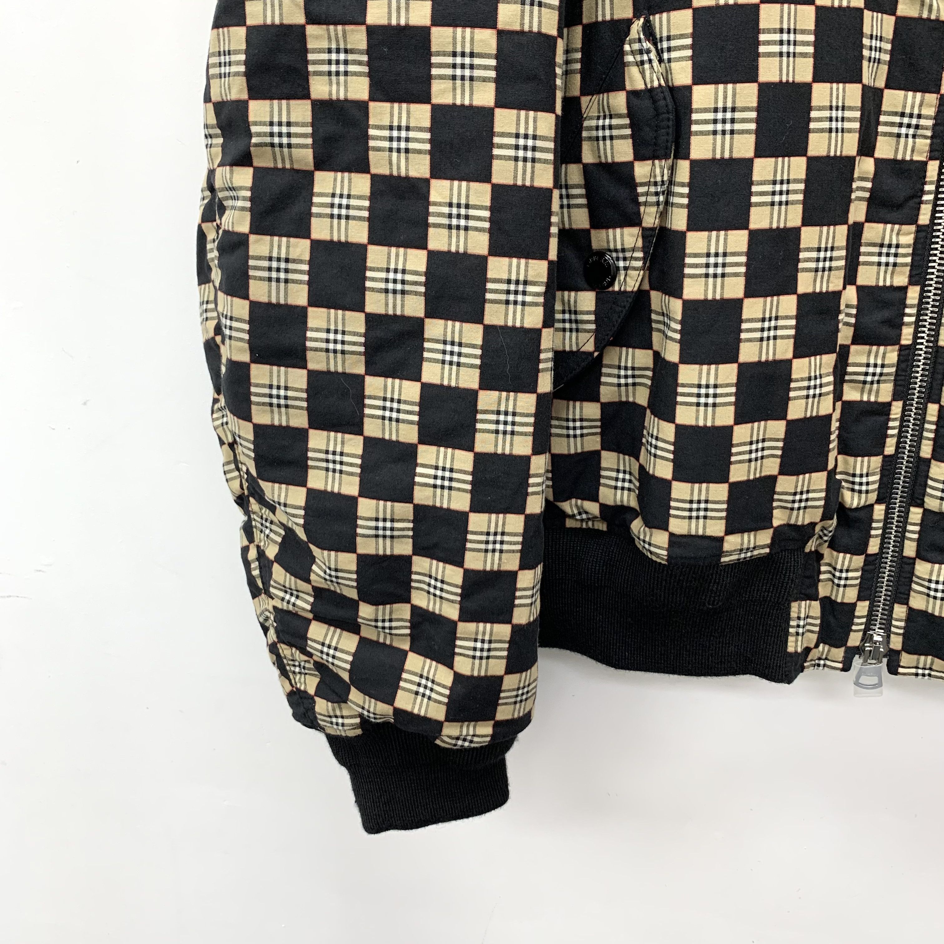Burberry Burberry Colorblock Check Bomber Jacket (XL) Size US XL / EU 56 / 4 - 4 Thumbnail