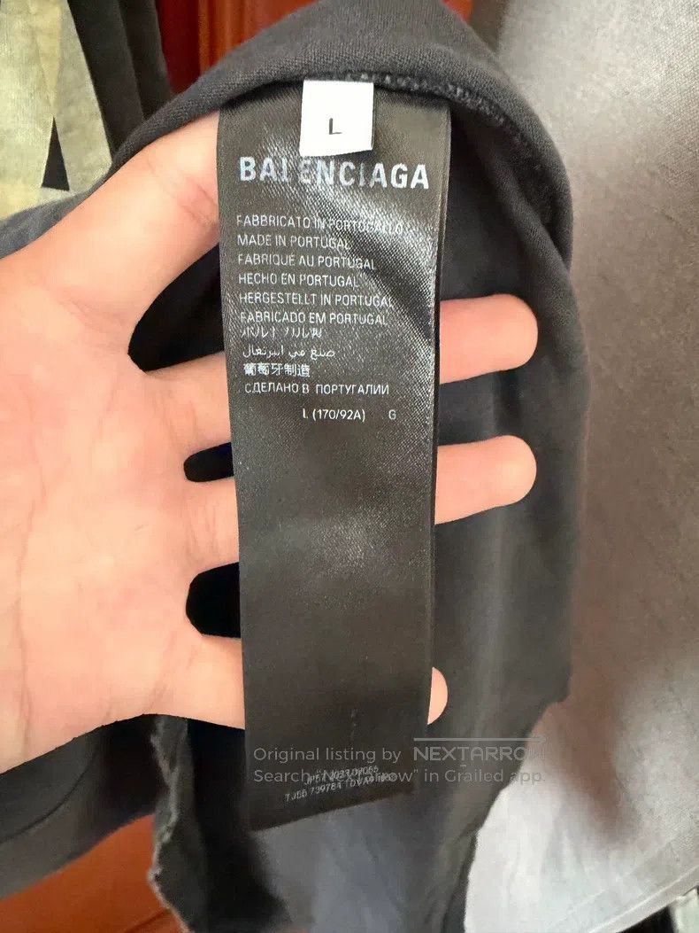 Balenciaga Balenciaga Tape short sleeve Size US L / EU 52-54 / 3 - 4 Thumbnail