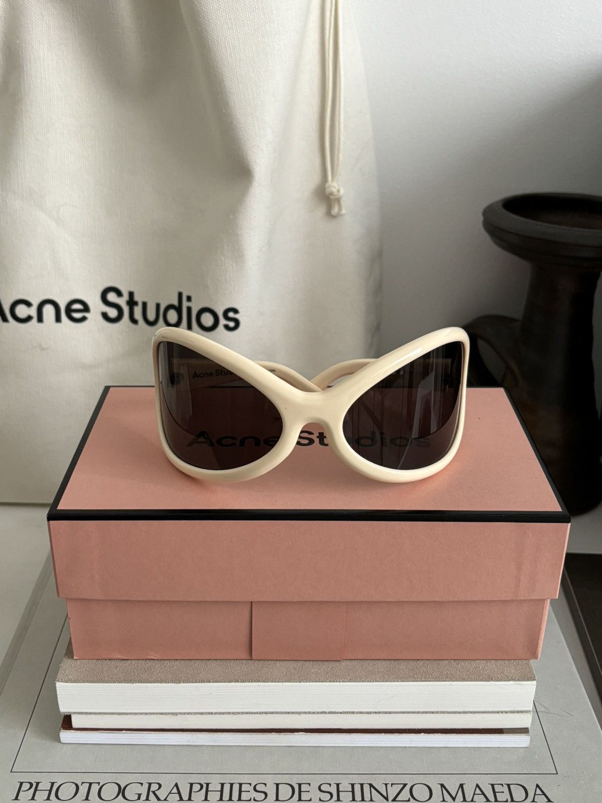 Acne Studios Acetate oversize Sunglasses Acne Studios Size ONE SIZE - 8 Thumbnail