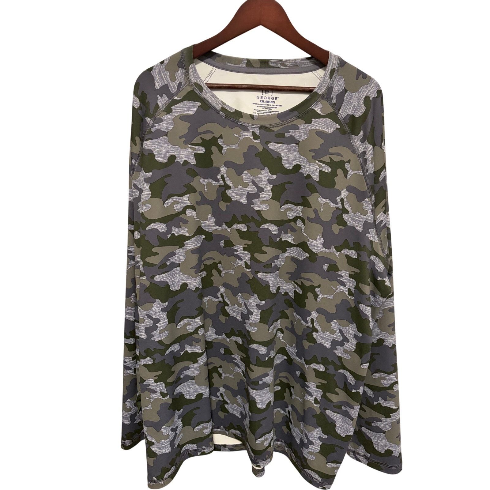 George George Long Sleeve Camo Sun Shirt Size US XXL / EU 58 / 5 - 1 Thumbnail
