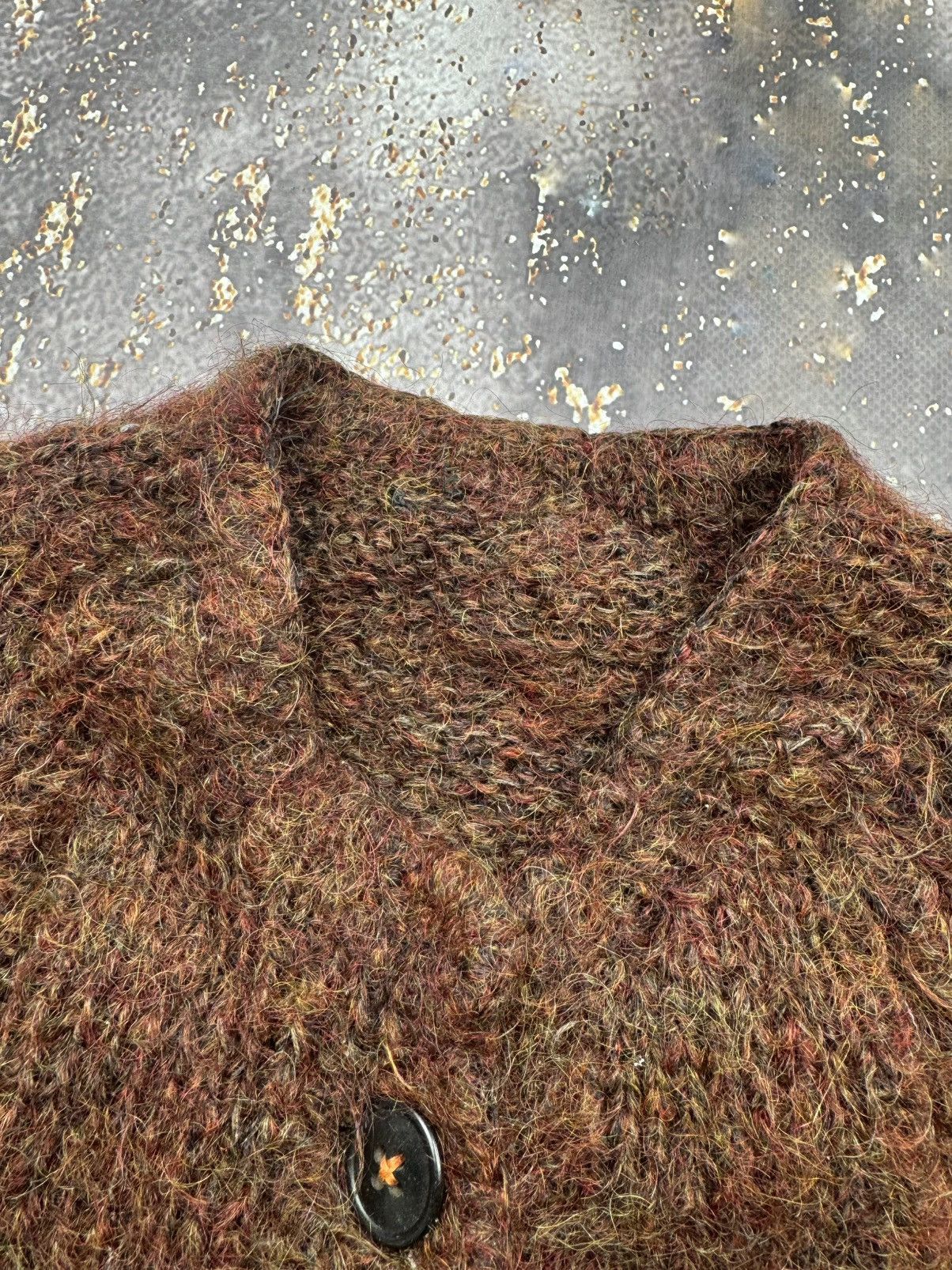 Vintage Vintage Mohair Cardigan Size L / US 10 / IT 46 - 4 Thumbnail