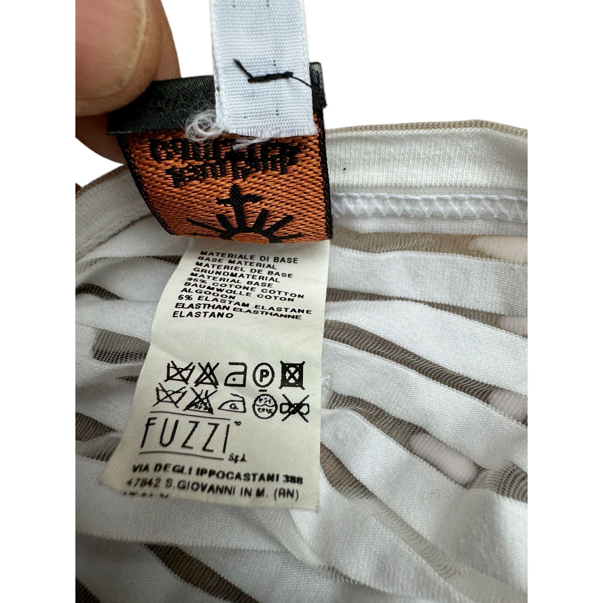 Jean Paul Gaultier Soleil 1990s Vintage White & Navy Striped Dress Size M / US 6-8 / IT 42-44 - 6 Thumbnail