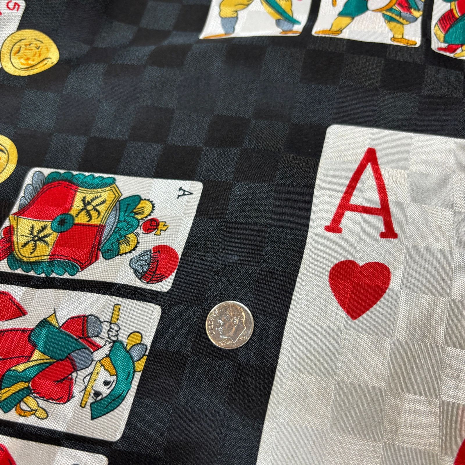 Vintage Vintage 80s Rainbow Collection Jacket Cards & Coins Poker L Size US L / EU 52-54 / 3 - 7 Thumbnail