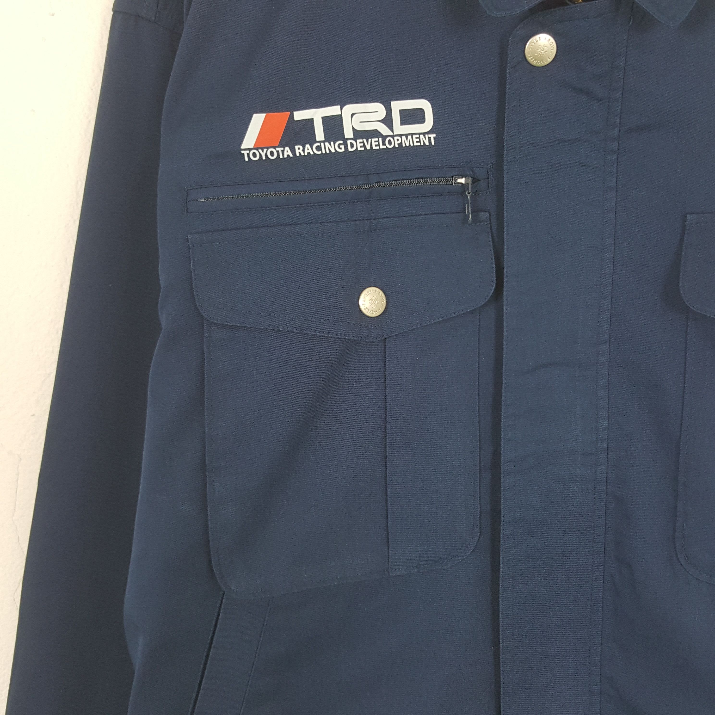 Japanese Brand × Vintage Vintage TRD Toyota Racing Custom Sport Worker Japan Jacket Size US L / EU 52-54 / 3 - 4 Thumbnail