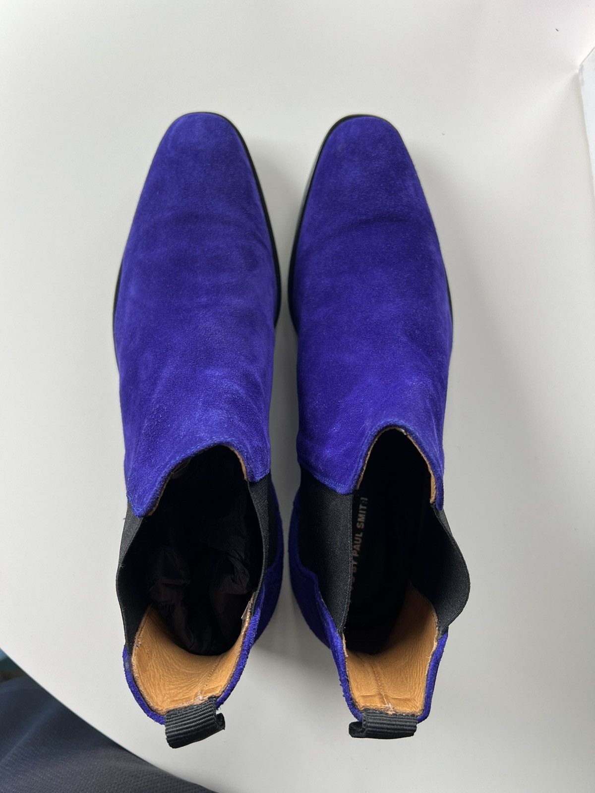 Paul Smith Royal blue suede Chelsea boots Size US 10.5 / EU 43-44 - 1 Thumbnail