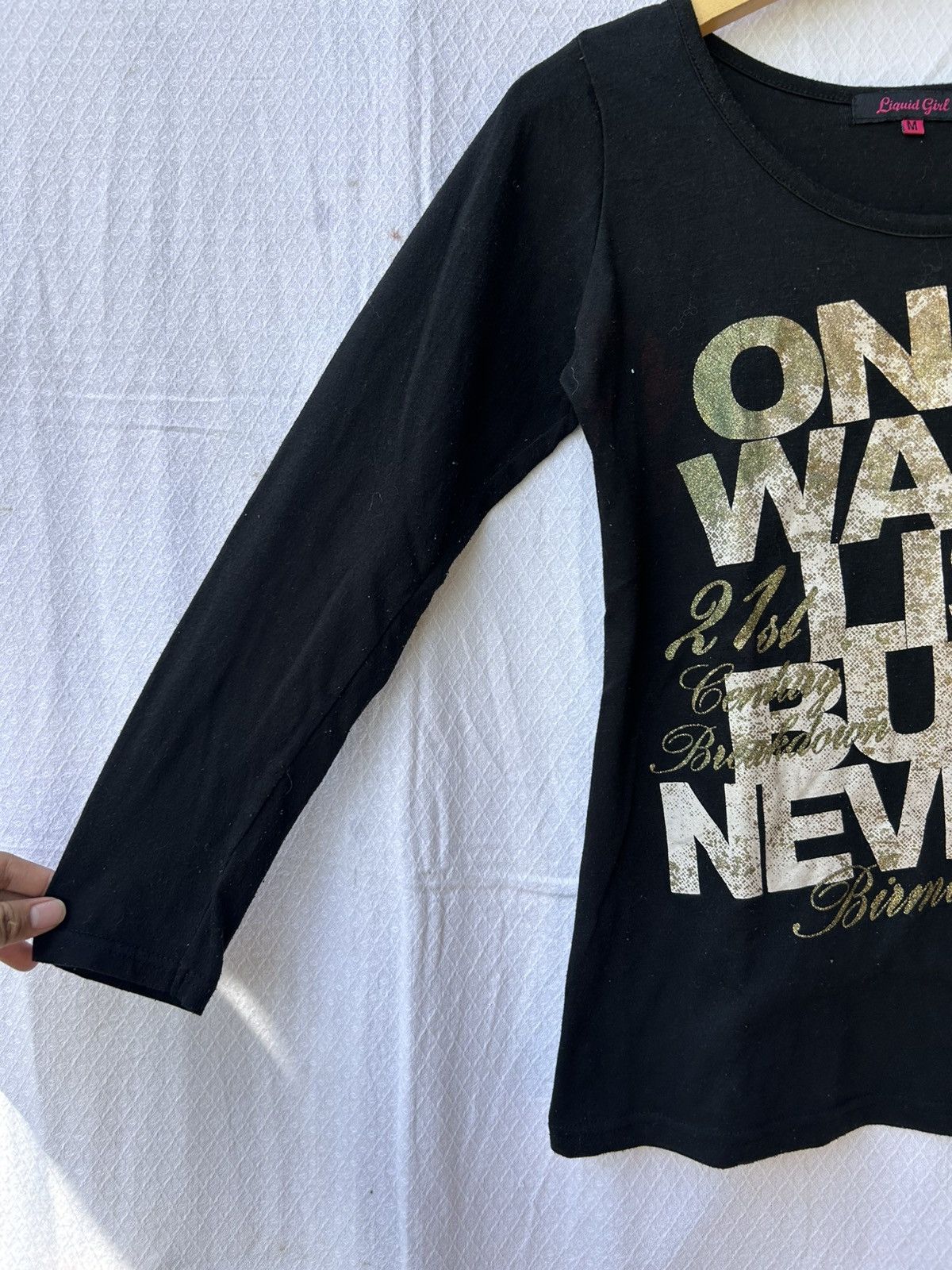 Japanese Brand Liquid girl japanese style poem longsleeve Size US S / EU 44-46 / 1 - 4 Thumbnail