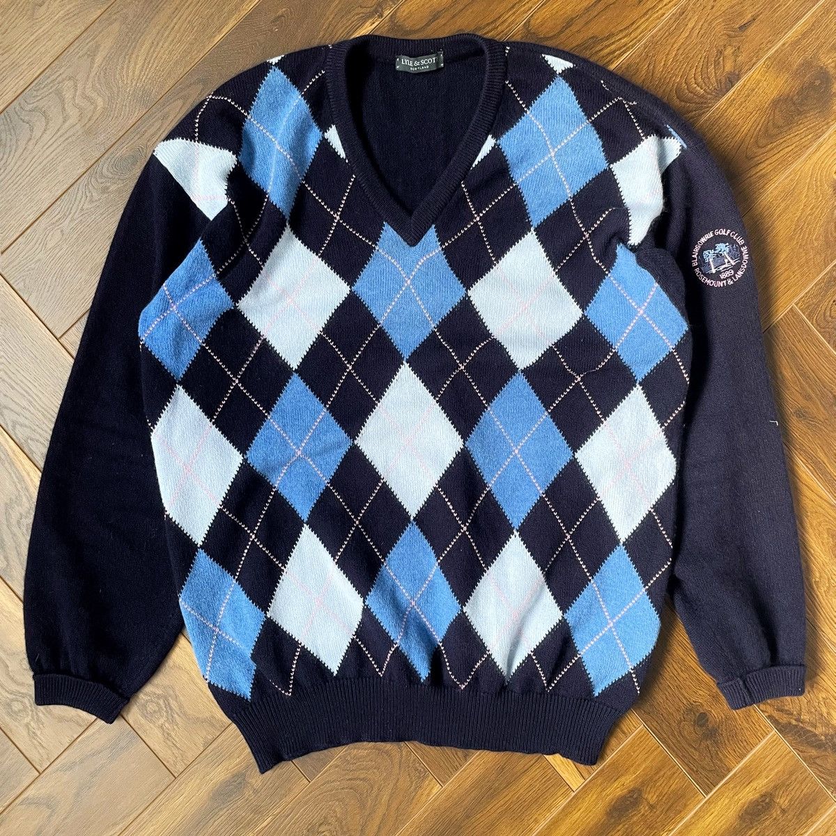 Lyle & Scott Lyle and Scott Blairgowrie Golf Club Angora and Wool Jumper Size US L / EU 52-54 / 3 - 4 Thumbnail