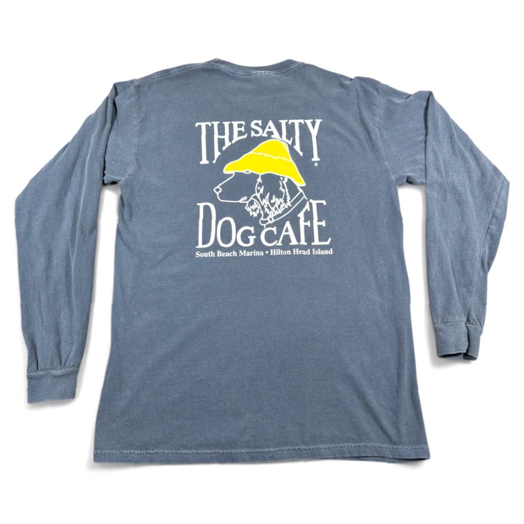 Comfort Colors Salty Dog Cafe Shirt Adult MEDIUM Blue Cotton Hilton Head South Carolina Y2K Size US M / EU 48-50 / 2 - 2 Thumbnail