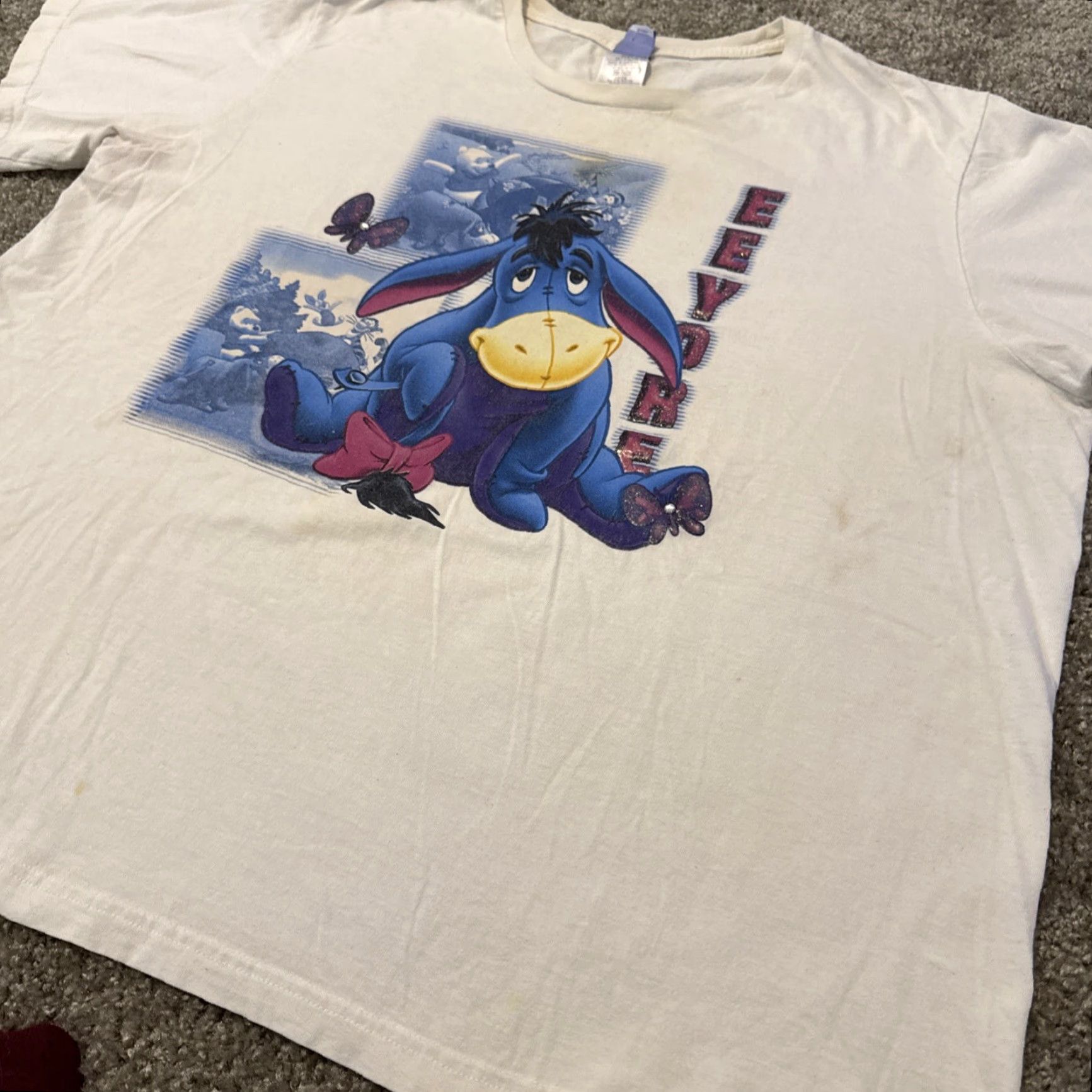Disney VINTAGE 90s Winnie the Pooh Disney T-Shirt White Womens 2XL XL/2XL Shirt Size XXL / US 16-18 / IT 52-54 - 6 Thumbnail