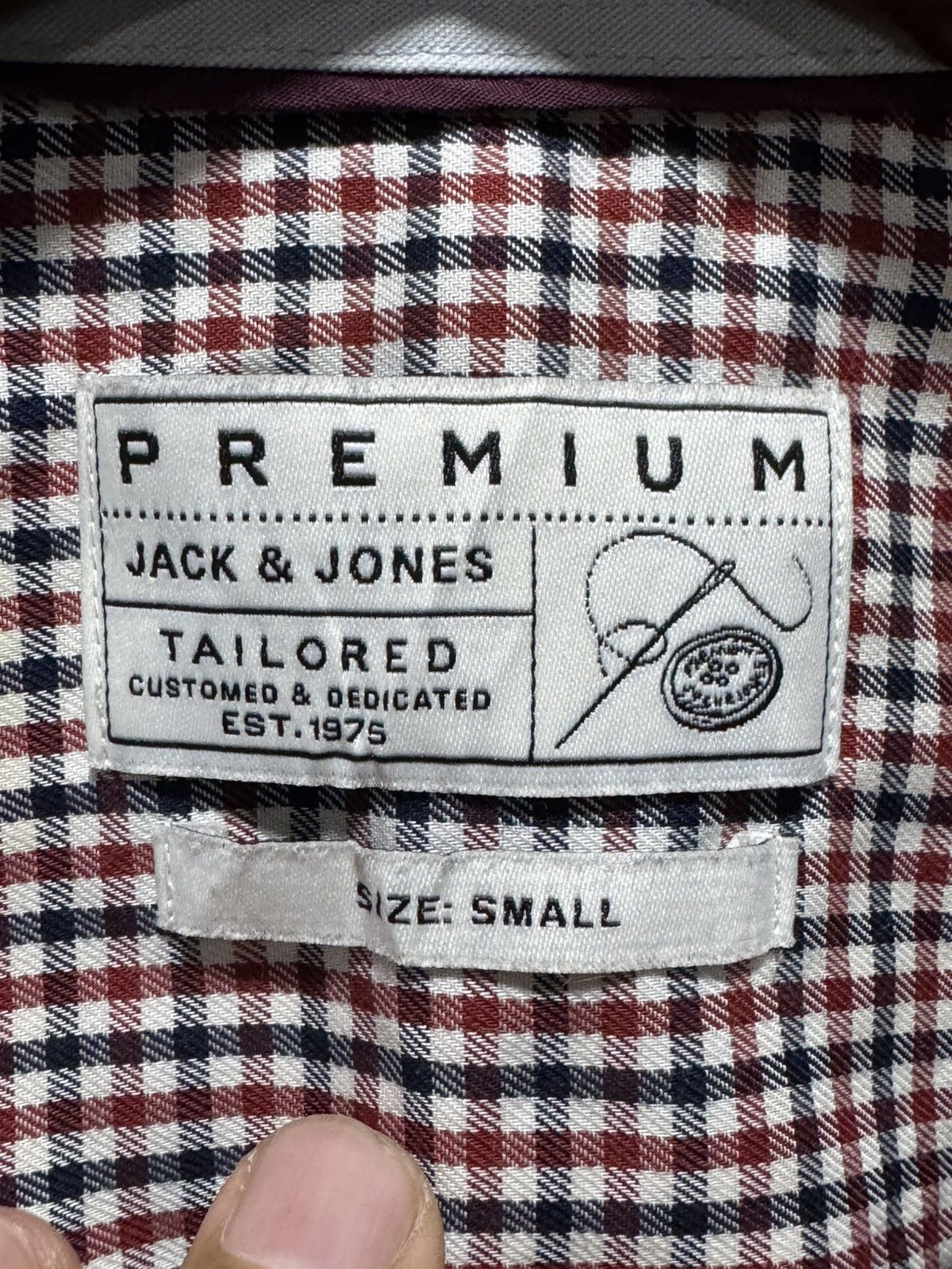 Jack & Jones Jack & Jones Checkered Formal Shirt Size US XXS / EU 40 - 8 Thumbnail