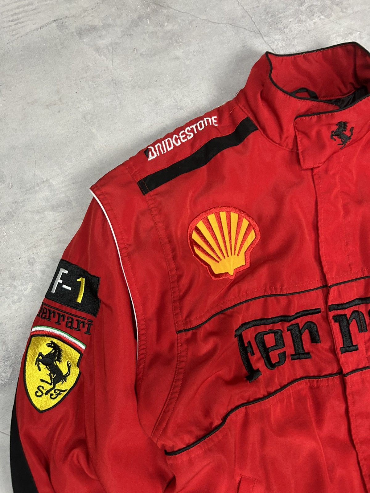 Ferrari Vintage Ferrari Jacket Formula Uno Moto Racin Size US L / EU 52-54 / 3 - 7 Thumbnail