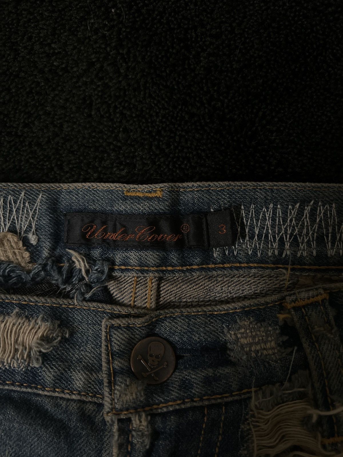 Undercover AW05 - “Arts & Craft” 85 Denim Blue Pants Size US 32 / EU 48 - 3 Thumbnail