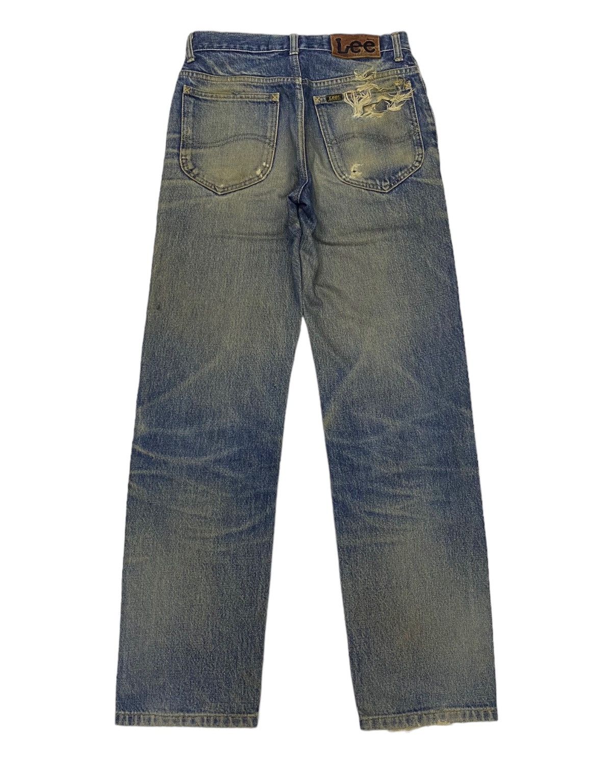Lee VINTAGE LEE RIDERS SCOVILL SANFORIZED DISTRESSED DENIM JEANS Size US 28 / EU 44 - 2 Thumbnail