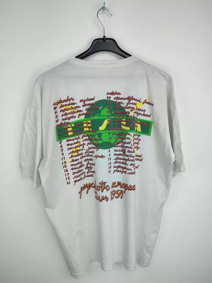 Vintage Vintage Tesla Psychotic European Tour 1991 t shirt Size US XL / EU 56 / 4 - 4 Thumbnail