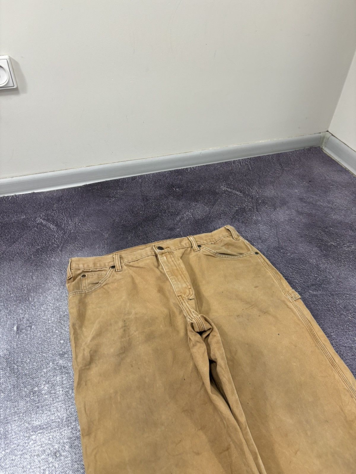 Dickies Vintage Dickies Y2K Mustard USA Work Carpenter Baggy Pants Size US 38 / EU 54 - 11 Thumbnail