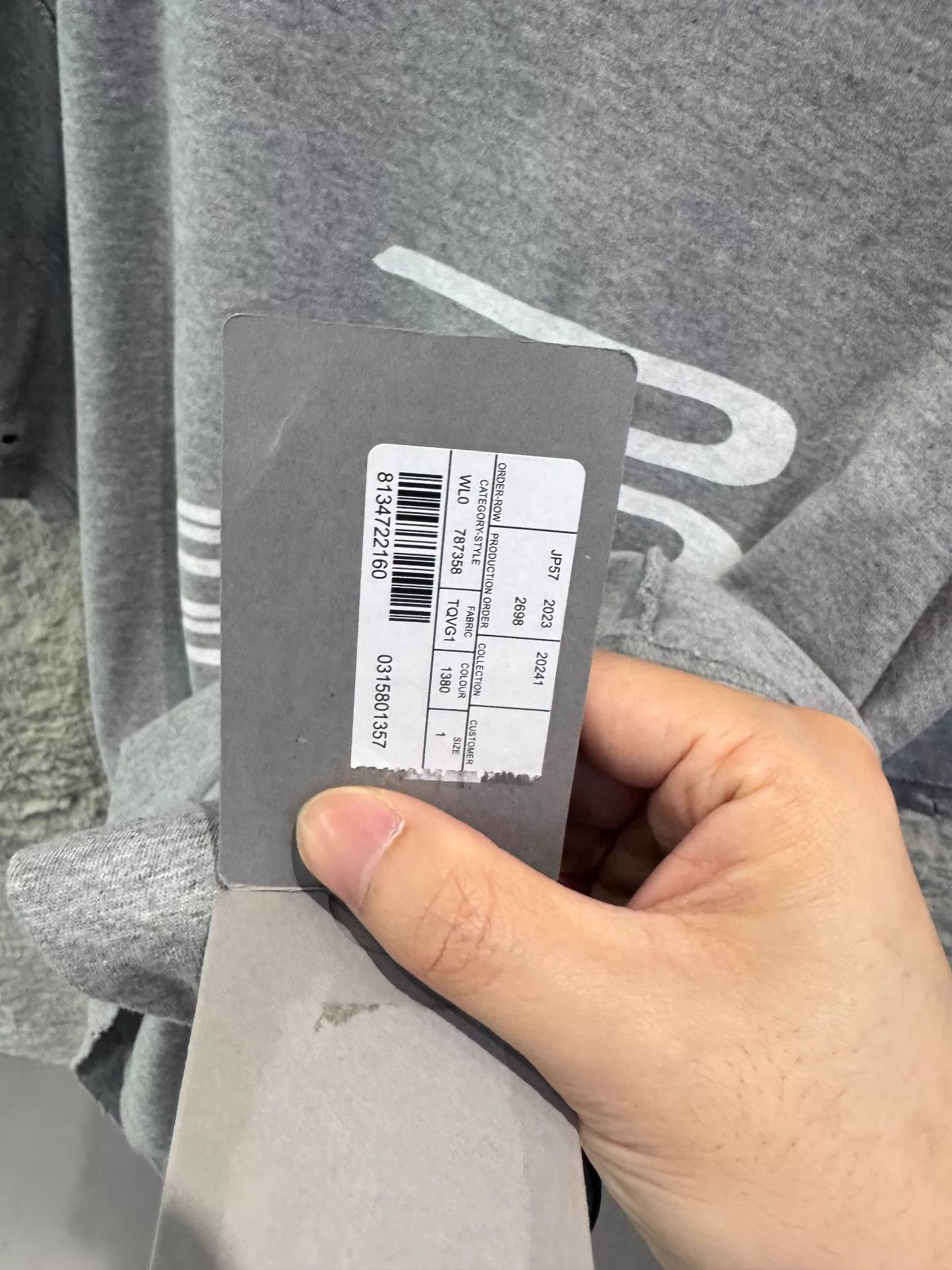 Balenciaga Balenciaga SS24 Logo Oversized Gray Crewneck Tee Size US S / EU 44-46 / 1 - 4 Thumbnail