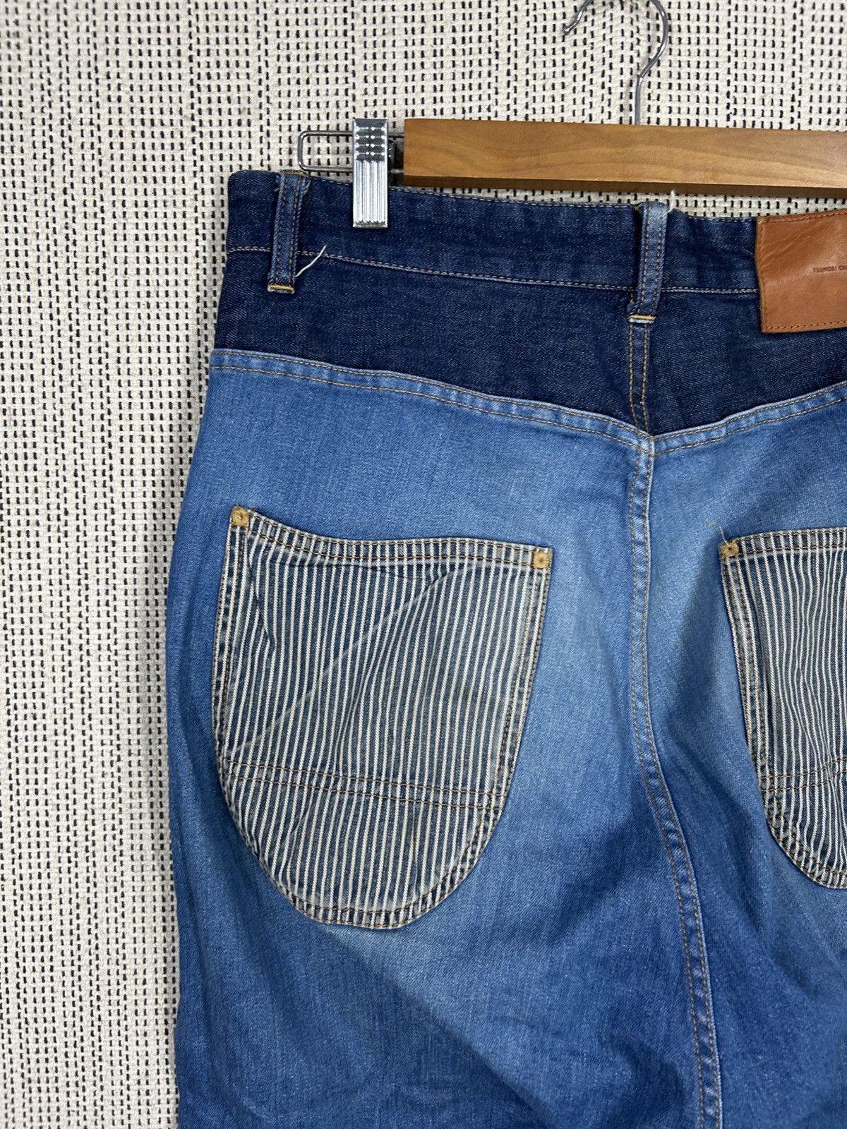 Tsumori Chisato Vintage tsumori chisato issey miyake high front denim Size US 32 / EU 48 - 4 Thumbnail