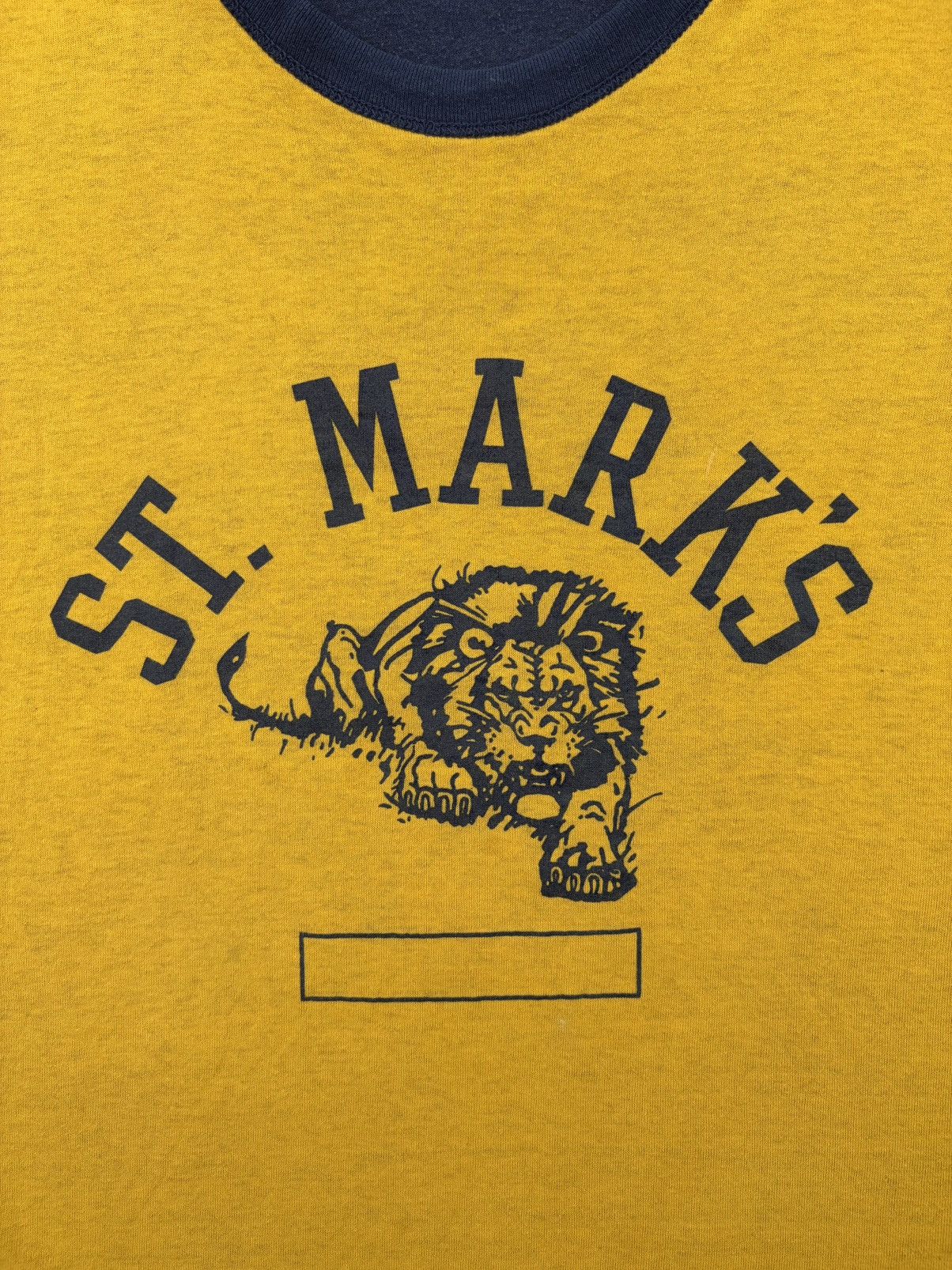 Other Vintage Reversible St. Marks College T shirt 70’s yellow Size US M / EU 48-50 / 2 - 6 Thumbnail