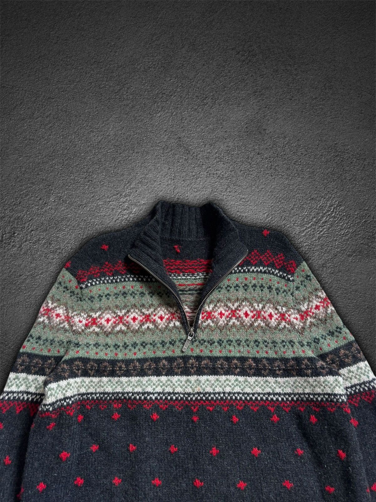 Polo Ralph Lauren Vintage Lauren Ralph Lauren Quarter Zipper Sweather Size US M / EU 48-50 / 2 - 4 Thumbnail