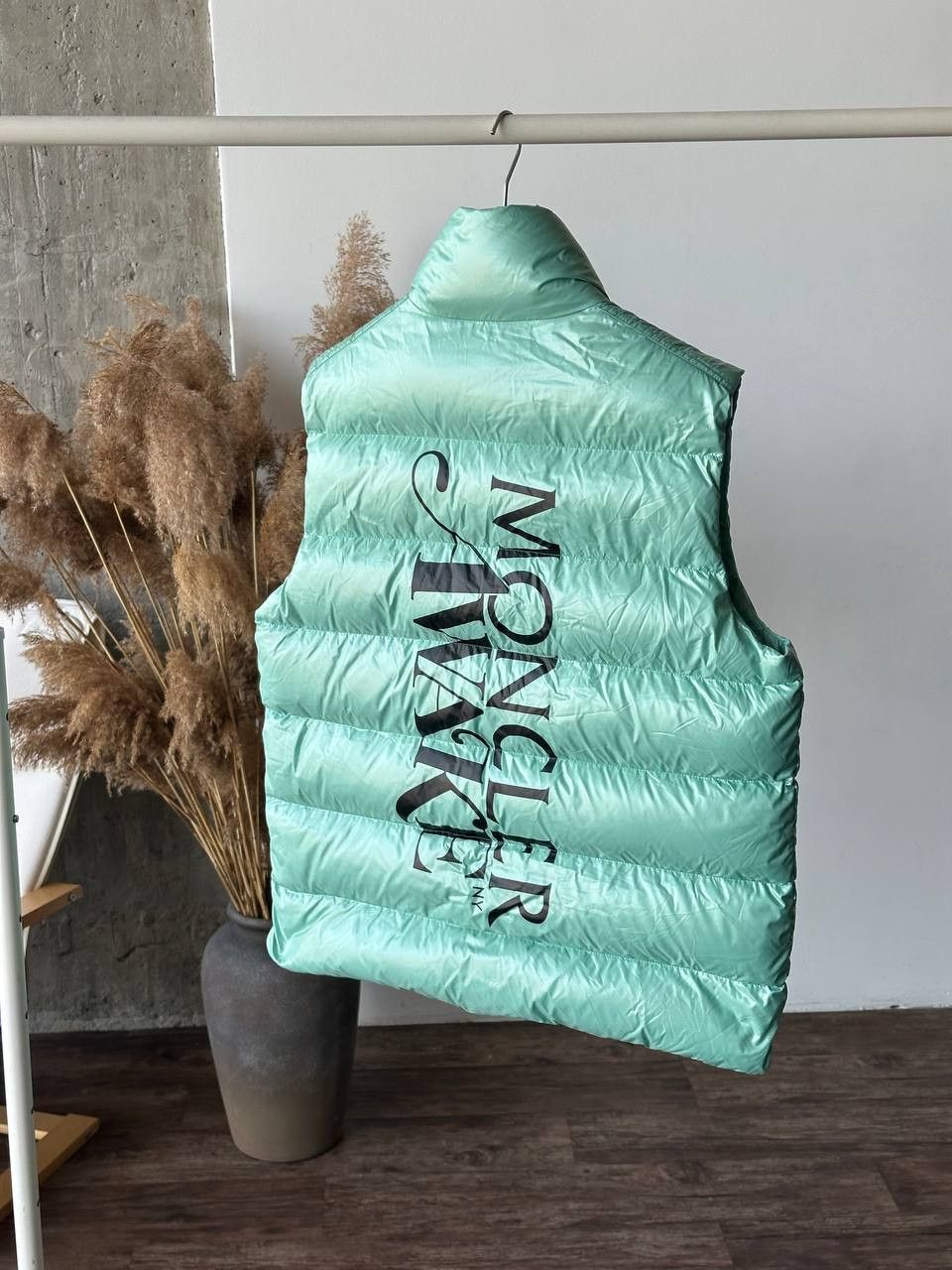 Awake NY × Moncler 🔥Moncler Men's Green 2 Moncler 1952 & Awake Ny Parker Vest Size US L / EU 52-54 / 3 - 6 Thumbnail