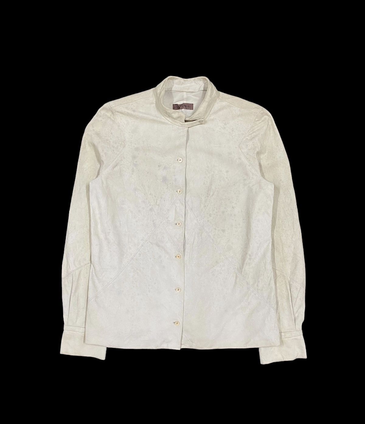 Loewe Authentic🔥Loewe Goat Skin/Silk Liner Button Ups Shirt Size US XXS / EU 40 - 4 Thumbnail