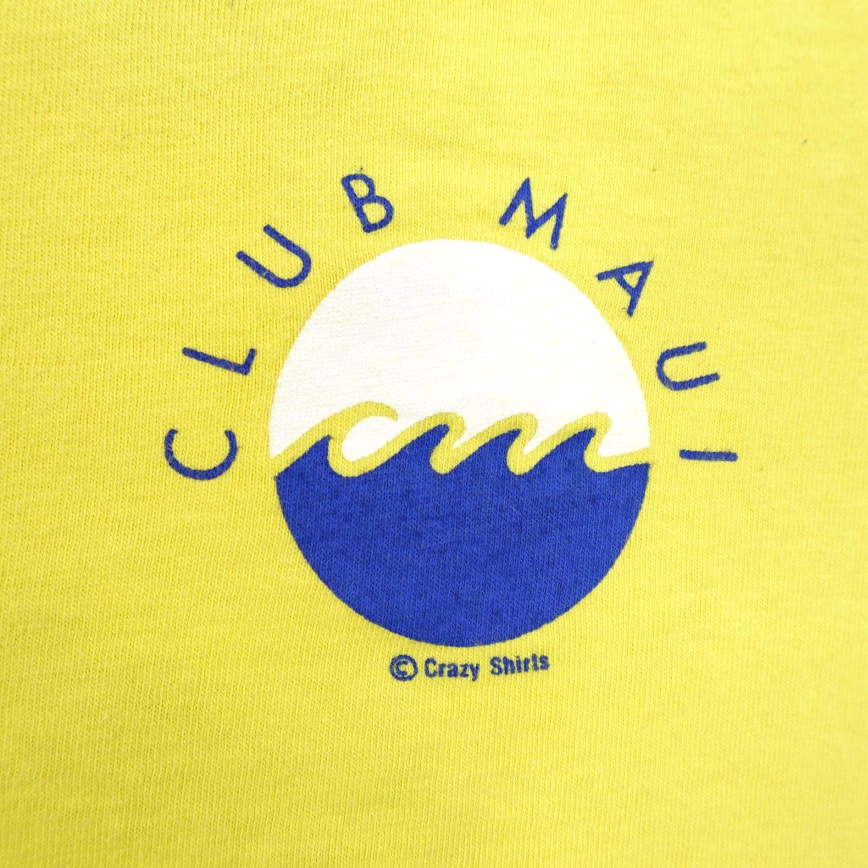 Vintage VINTAGE Crazy Shirts Club Maui Shirt Mens M Yellow Hawaii Surf Hawaiian 90s Shirt Mens Size US M / EU 48-50 / 2 - 3 Thumbnail