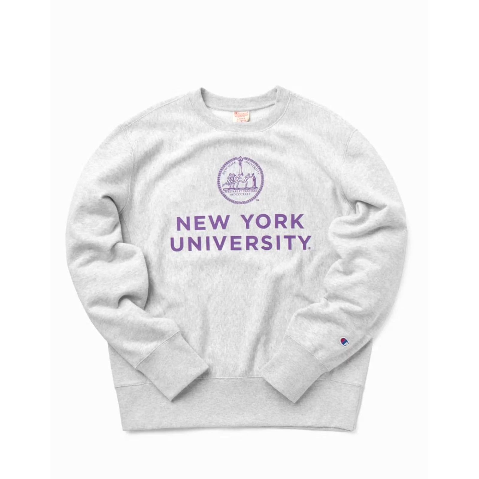 Champion Vintage Champion Reverse Weave New York University College Crewneck Sweatshirt Sweatshirt Men S Gray Logo University/College Size US S / EU 44-46 / 1 - 3 Thumbnail