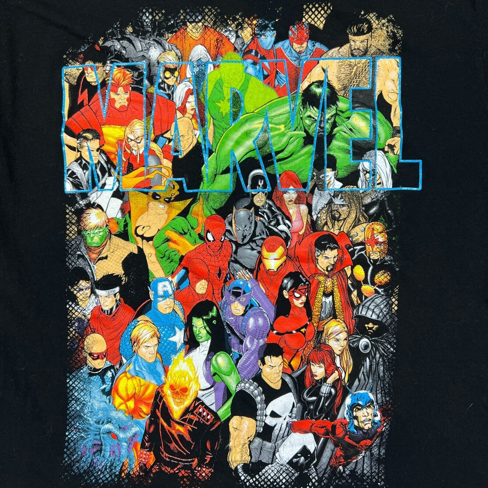 Marvel Comics × Vintage Marvel Universe T Shirt Large Comic Hero Short Sleeve Tee Size US L / EU 52-54 / 3 - 2 Thumbnail