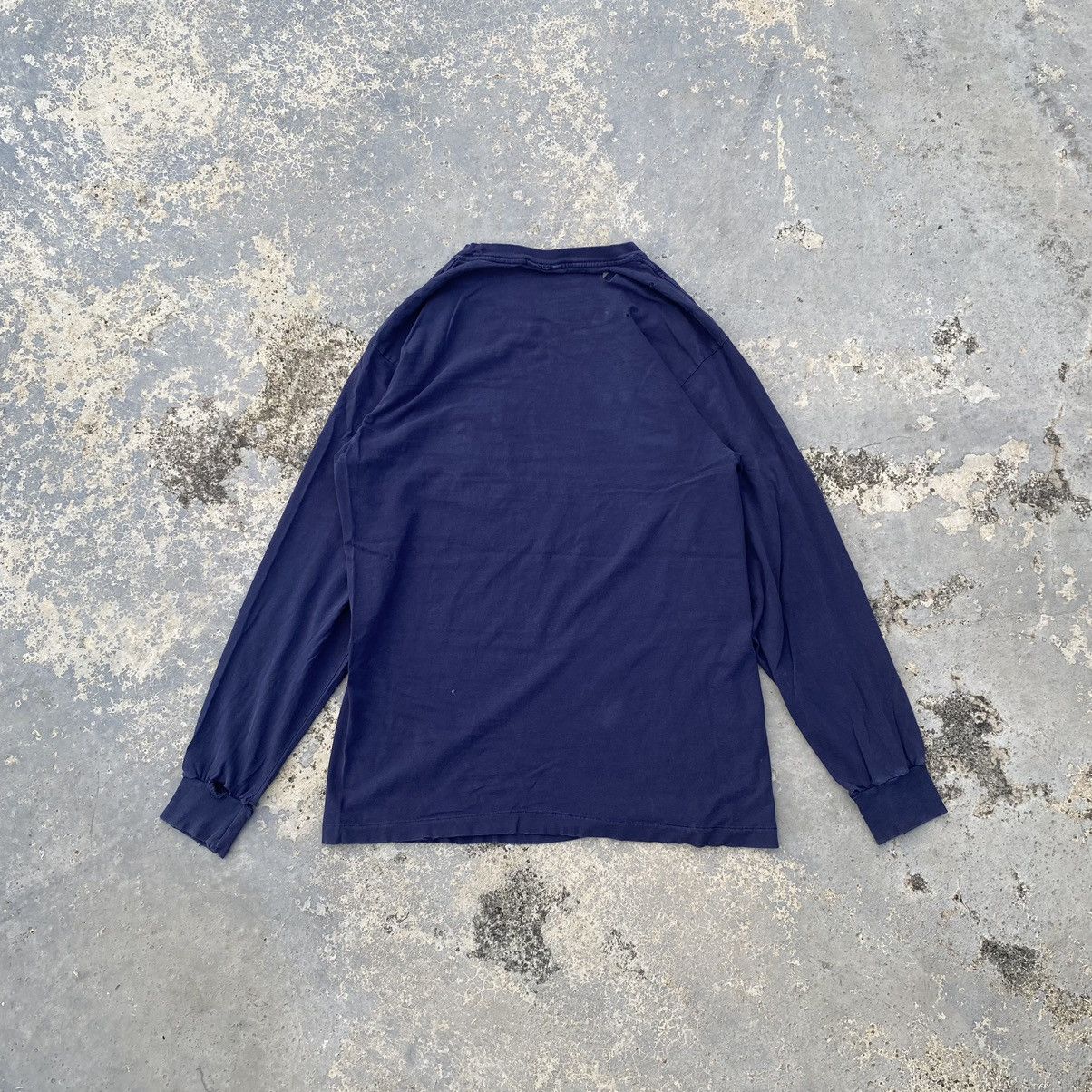 Polo Ralph Lauren × Vintage 90s polo ralph lauren bear long sleeve ripped pocket tee Size US S / EU 44-46 / 1 - 11 Thumbnail