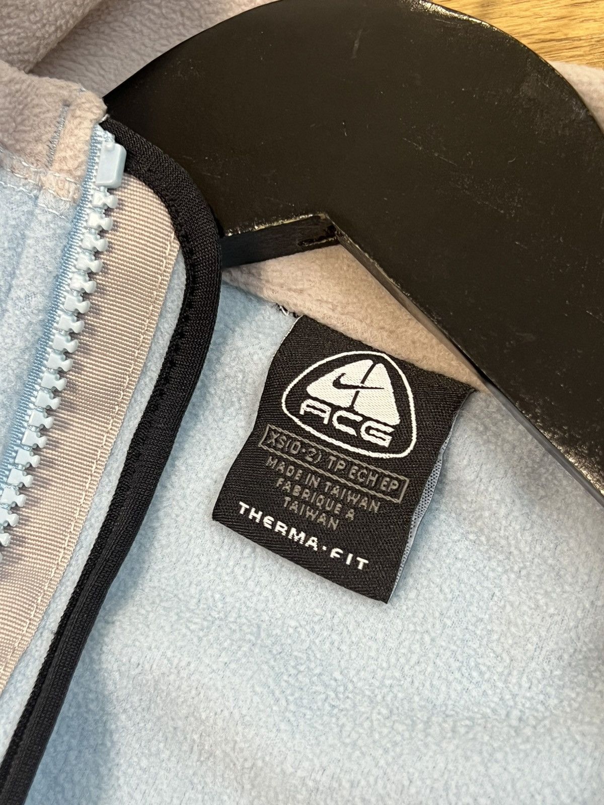 Vintage Nike ACG jacket Vintage sky blue fleece Size XS / US 0-2 / IT 36-38 - 6 Thumbnail