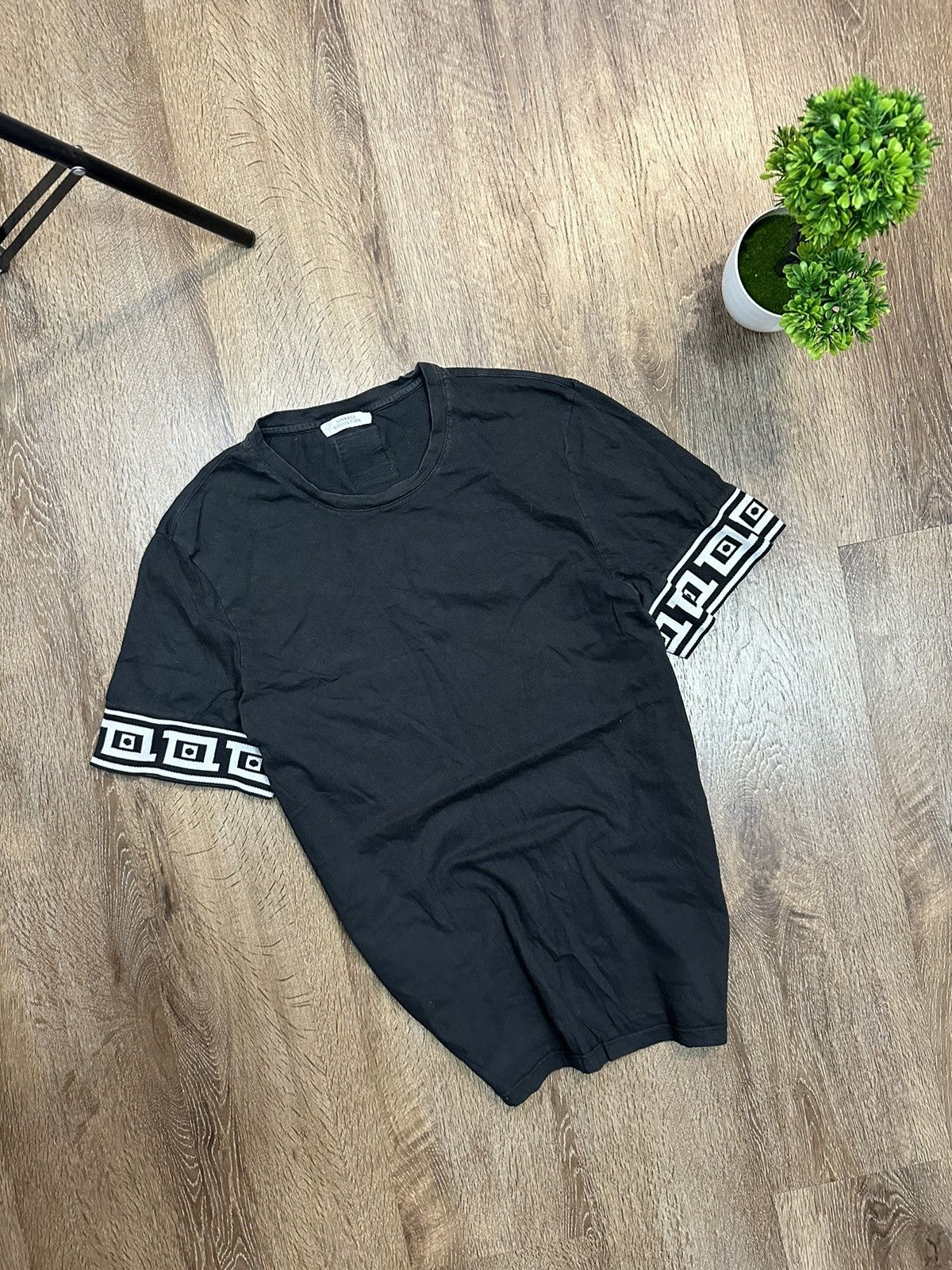 Versace × Versace Jeans Couture Versace Cotton T-Shirt Luxury Size US M / EU 48-50 / 2 - 2 Thumbnail