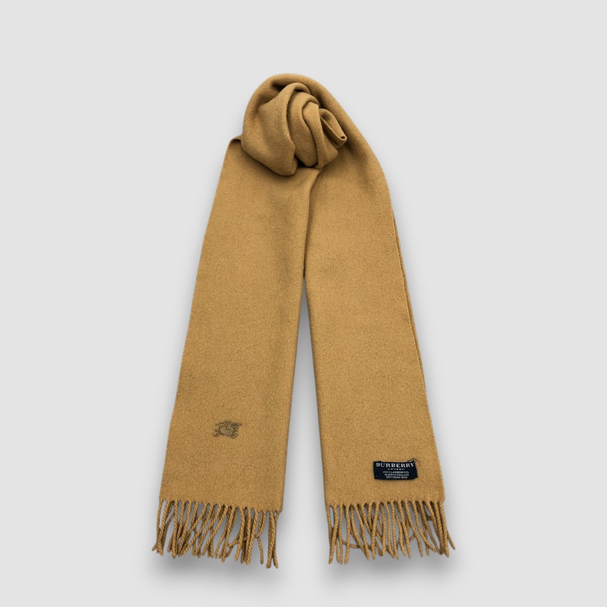Burberry Vintage Burberry Scarf Muffler Wool Cashmere Scarves Size ONE SIZE - 1 Thumbnail