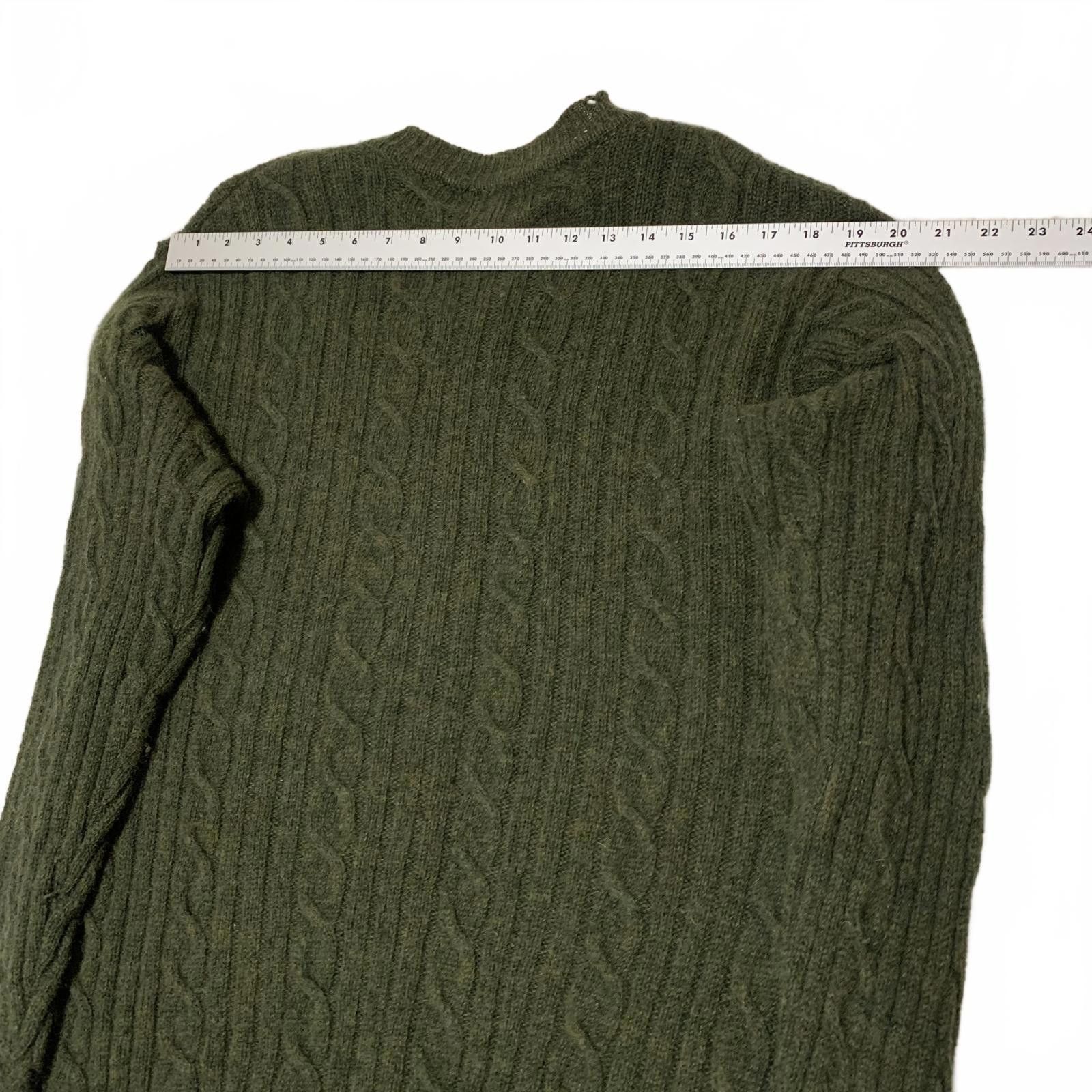 NEXT Next Designer Collection Women's M Wool Sweater Green Size M / US 6-8 / IT 42-44 - 8 Thumbnail